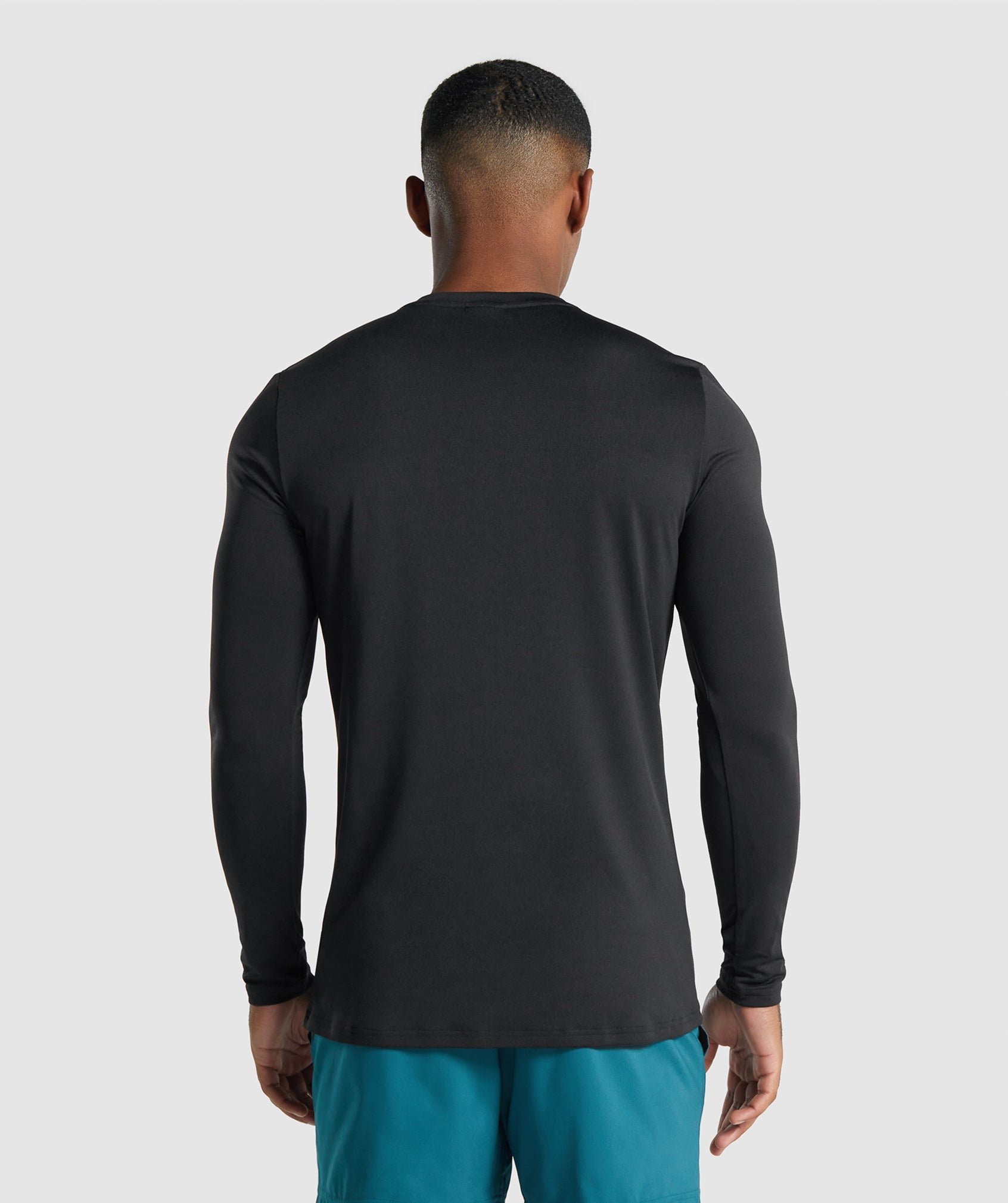 Gymshark Arrival Long Sleeve Graphic T-Shirt - Black