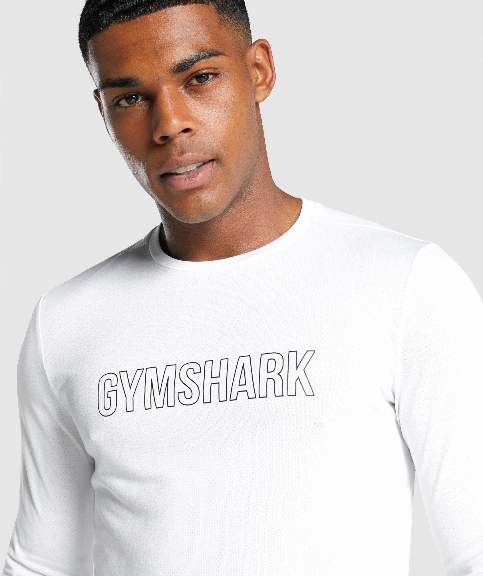 Gymshark Arrival Long Sleeve Graphic T-Shirt - Navy
