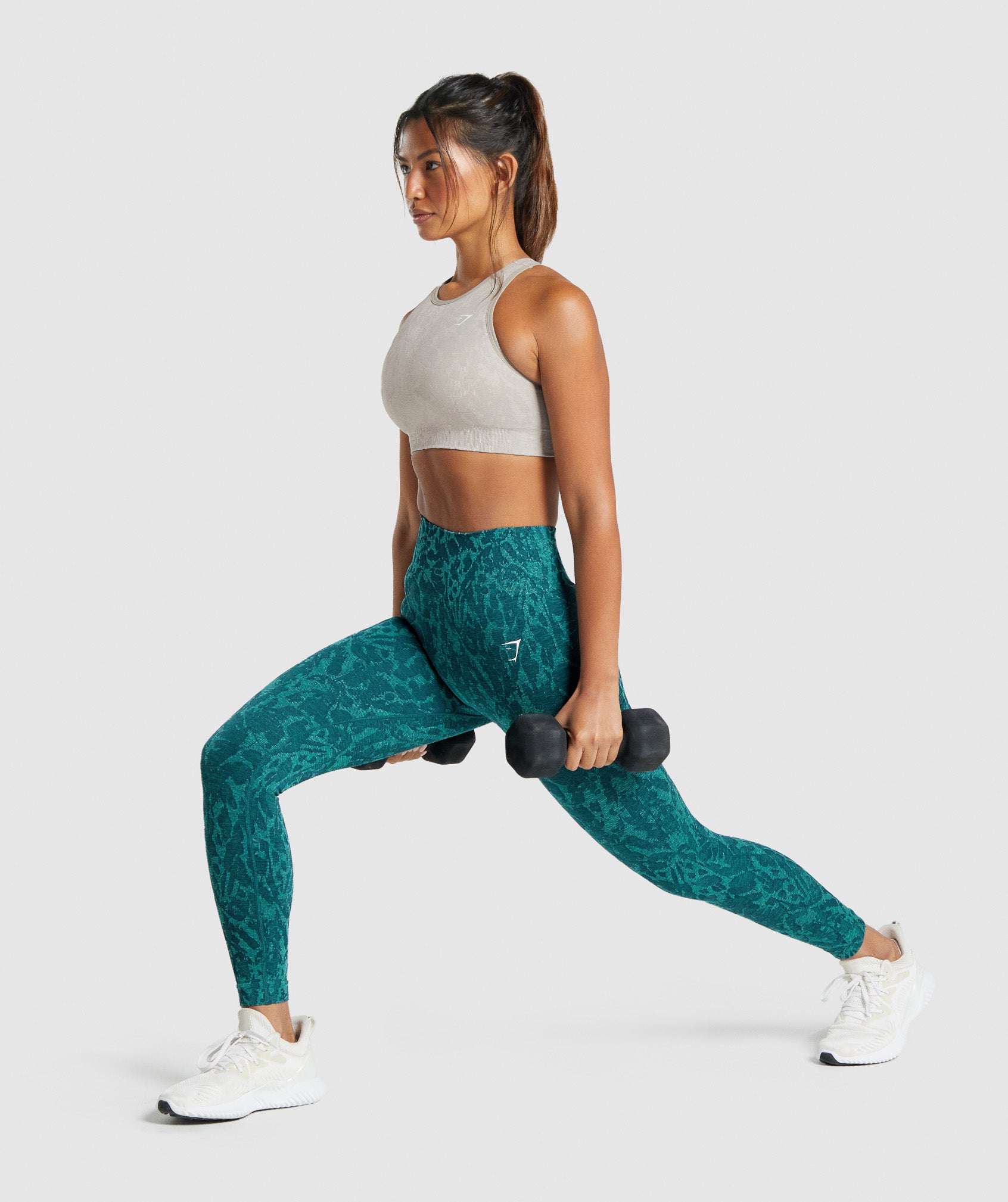 Adapt Animal Seamless Leggings in Butterfly | Teal - view 3