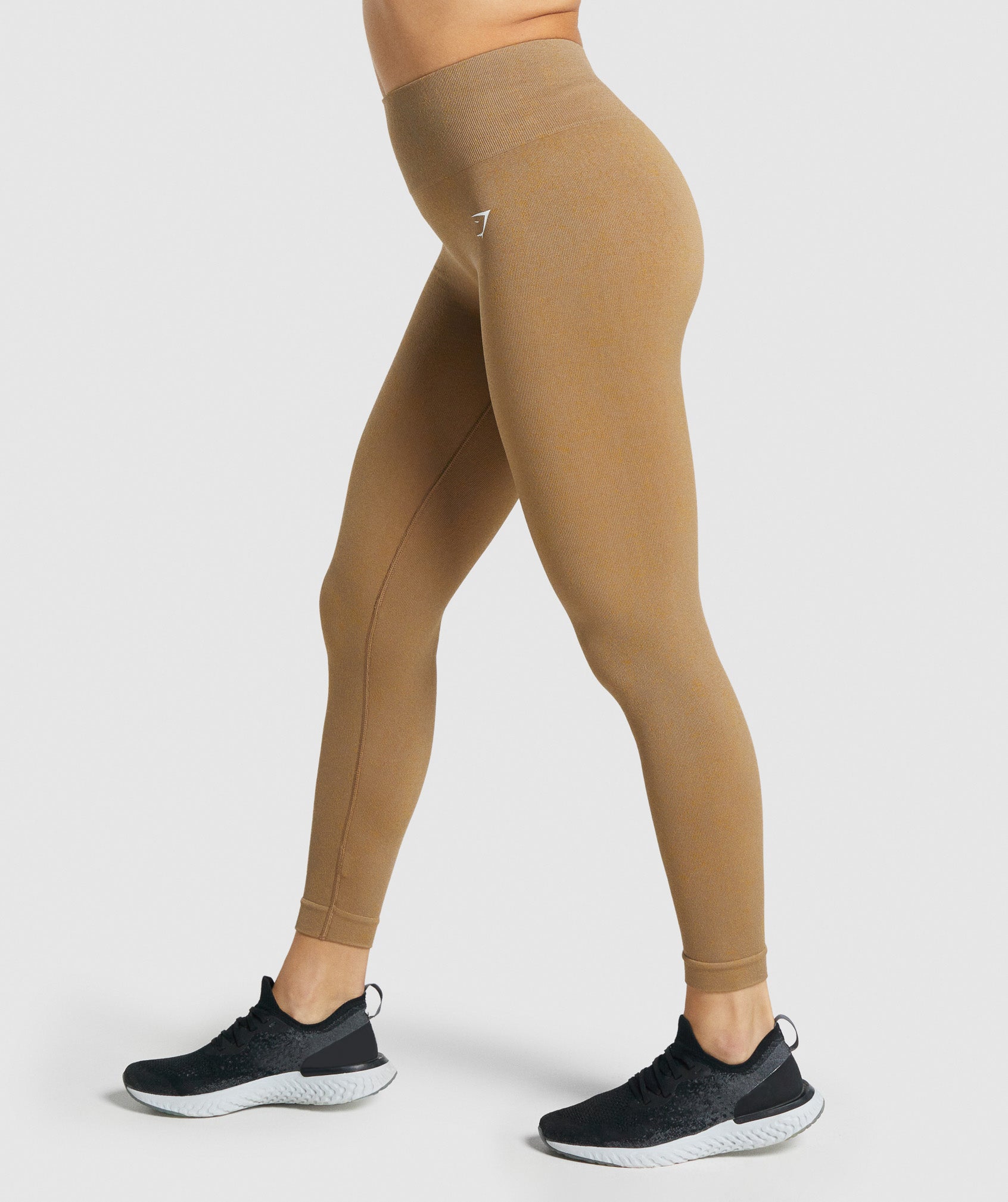 Adapt Fleck Seamless Leggings in Mineral | Light Brown