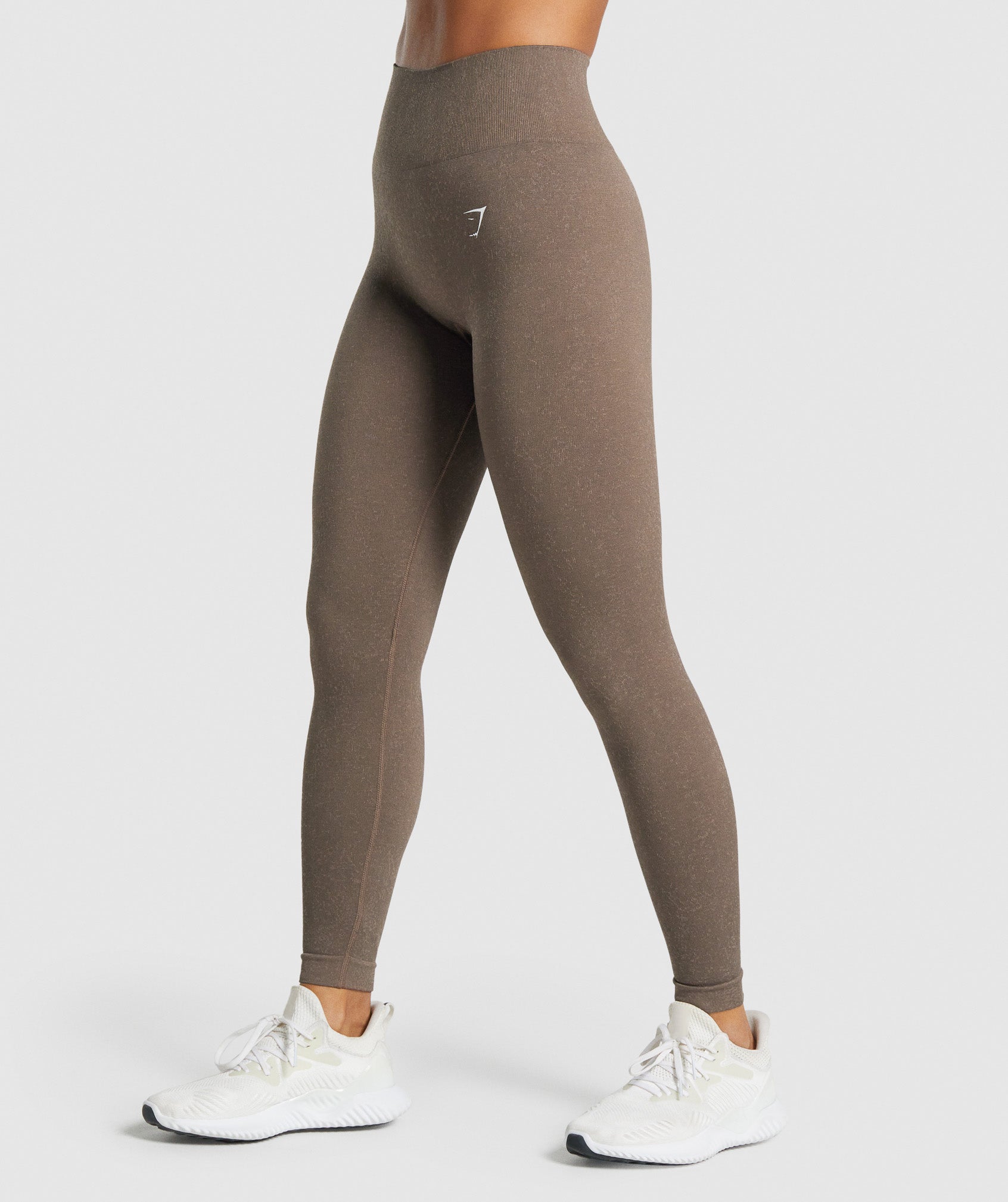 Adapt Fleck Seamless Leggings in Mineral | Brown - view 4