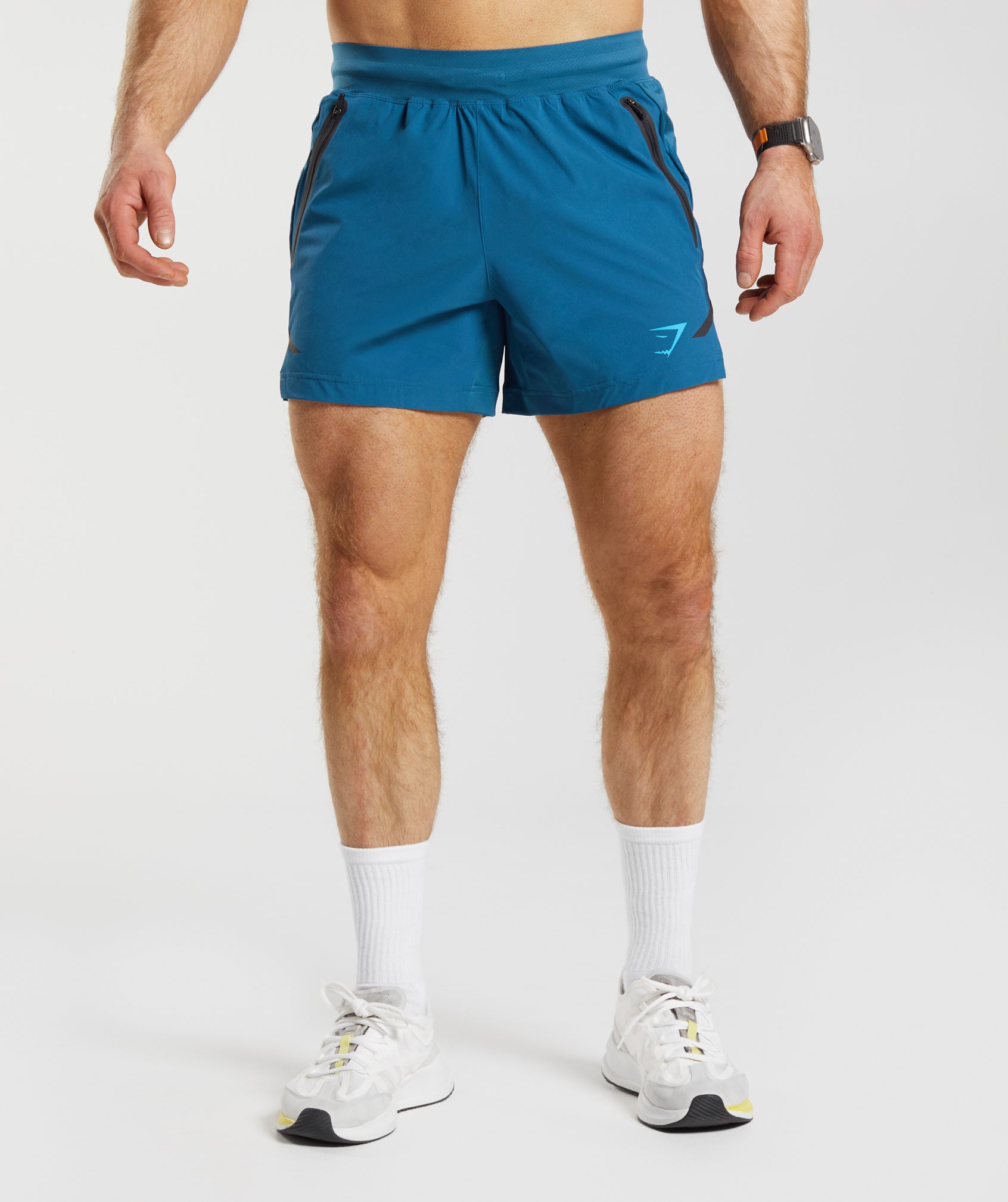 Apex 5" Perform Shorts in Atlantic Blue - view 1