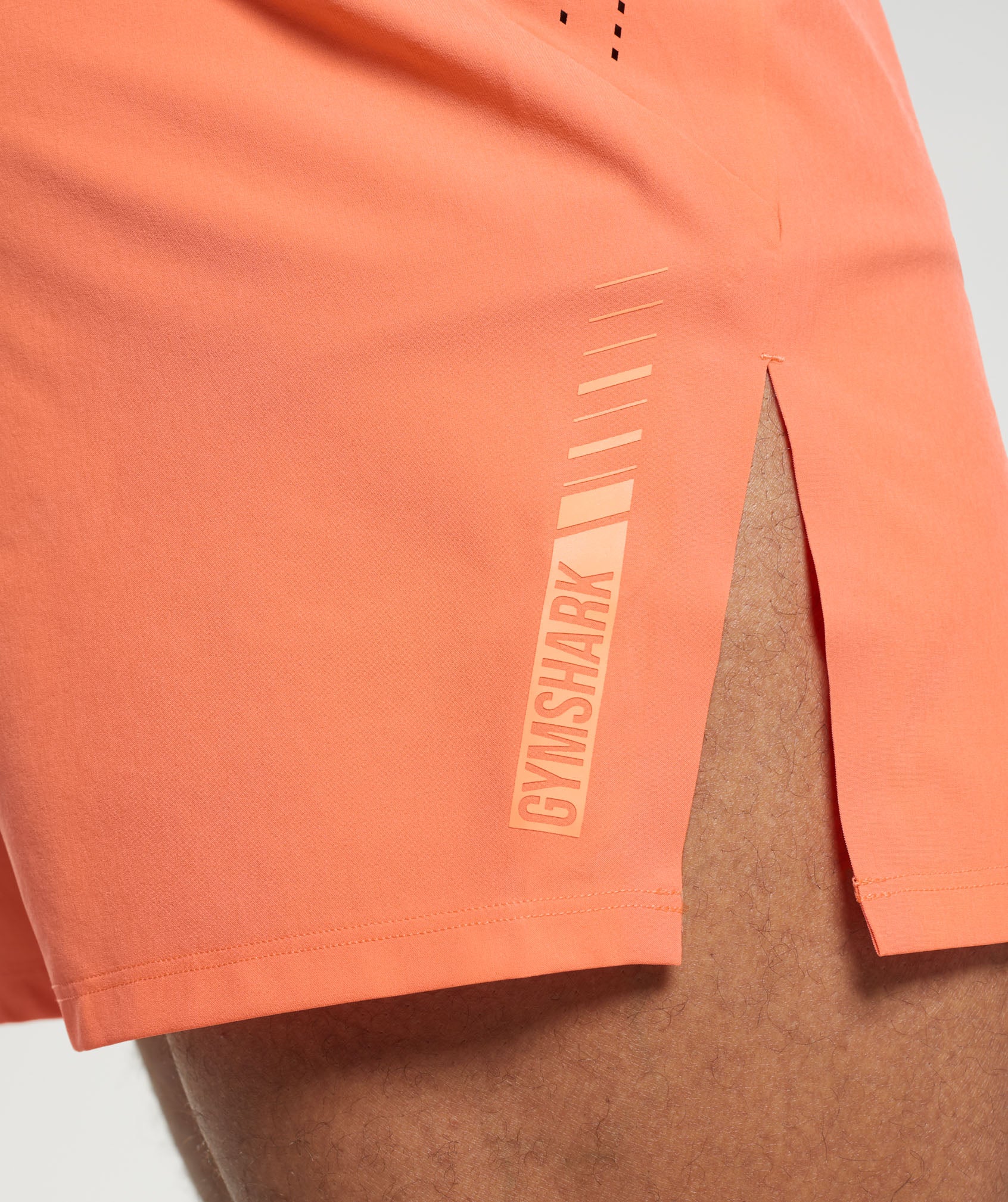Apex Run 4" Shorts in Solstice Orange - view 5