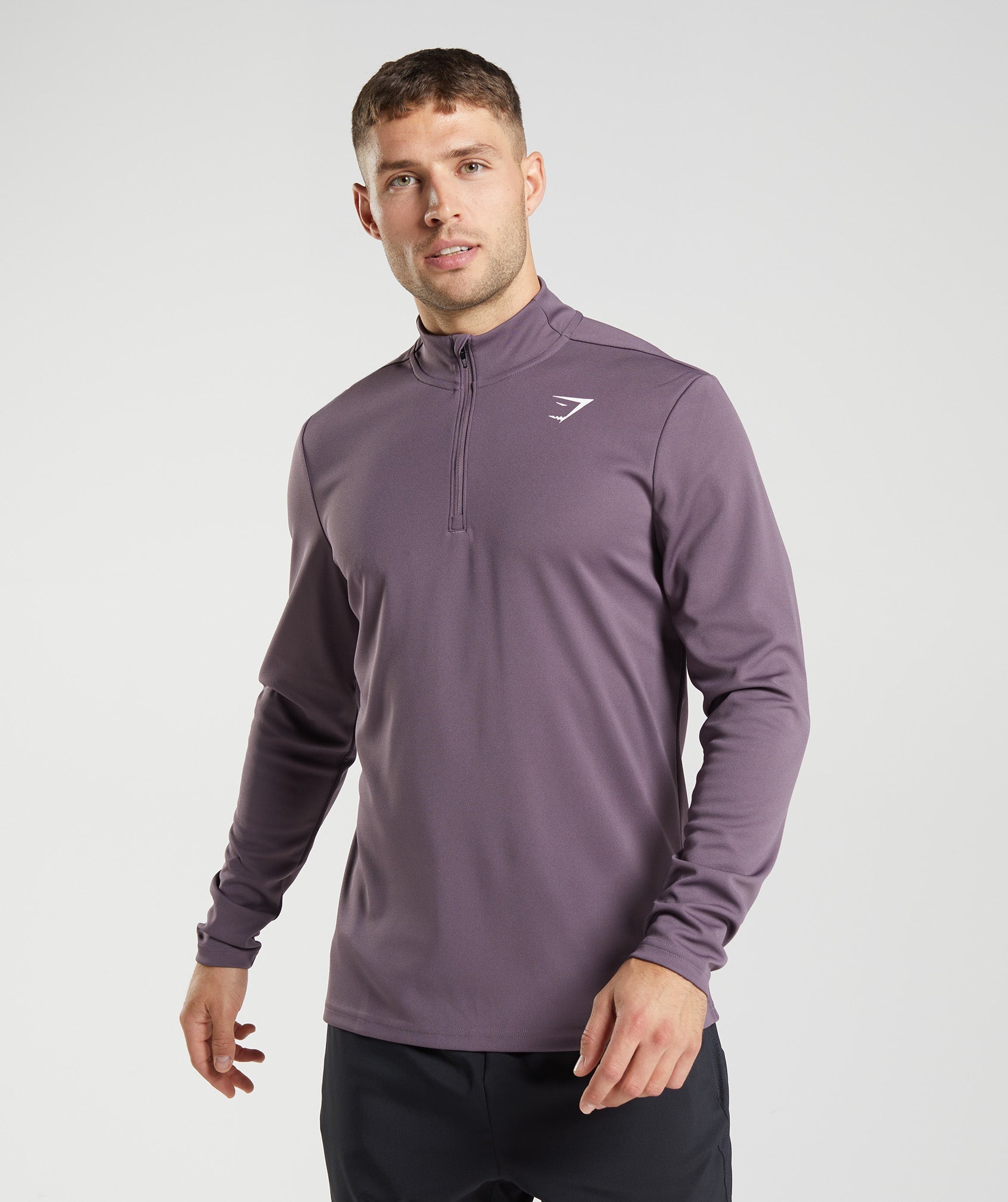 Arrival 1/4 Zip Pullover in Musk Lilac - view 1