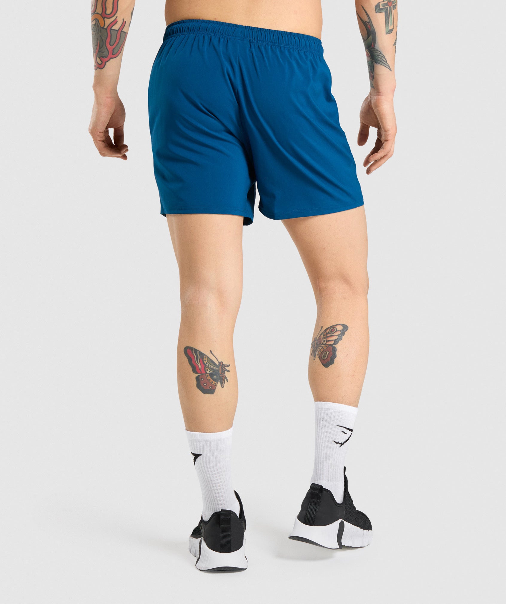 Arrival 5" Shorts in Petrol Blue - view 3