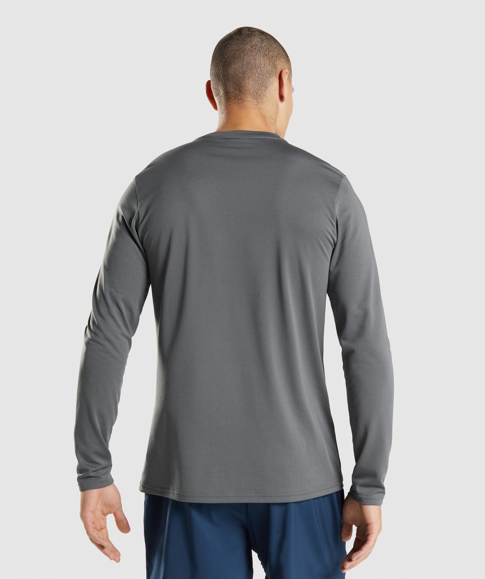 Arrival Long Sleeve T-Shirt in Charcoal - view 2