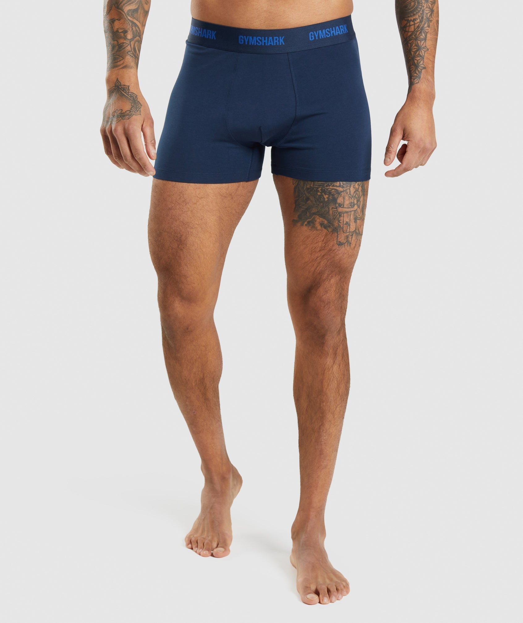 Boxers 2pk in Core Olive/Navy - view 3