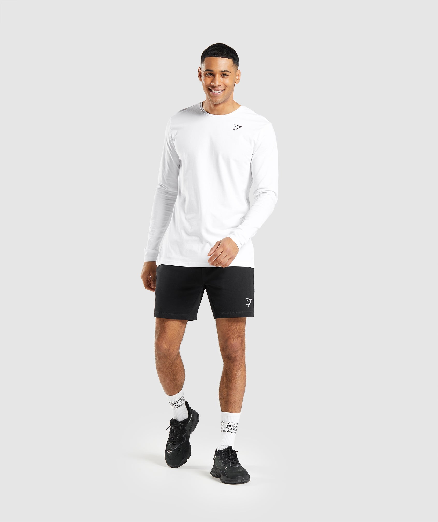 Essential Long Sleeve T-Shirt in White - view 4