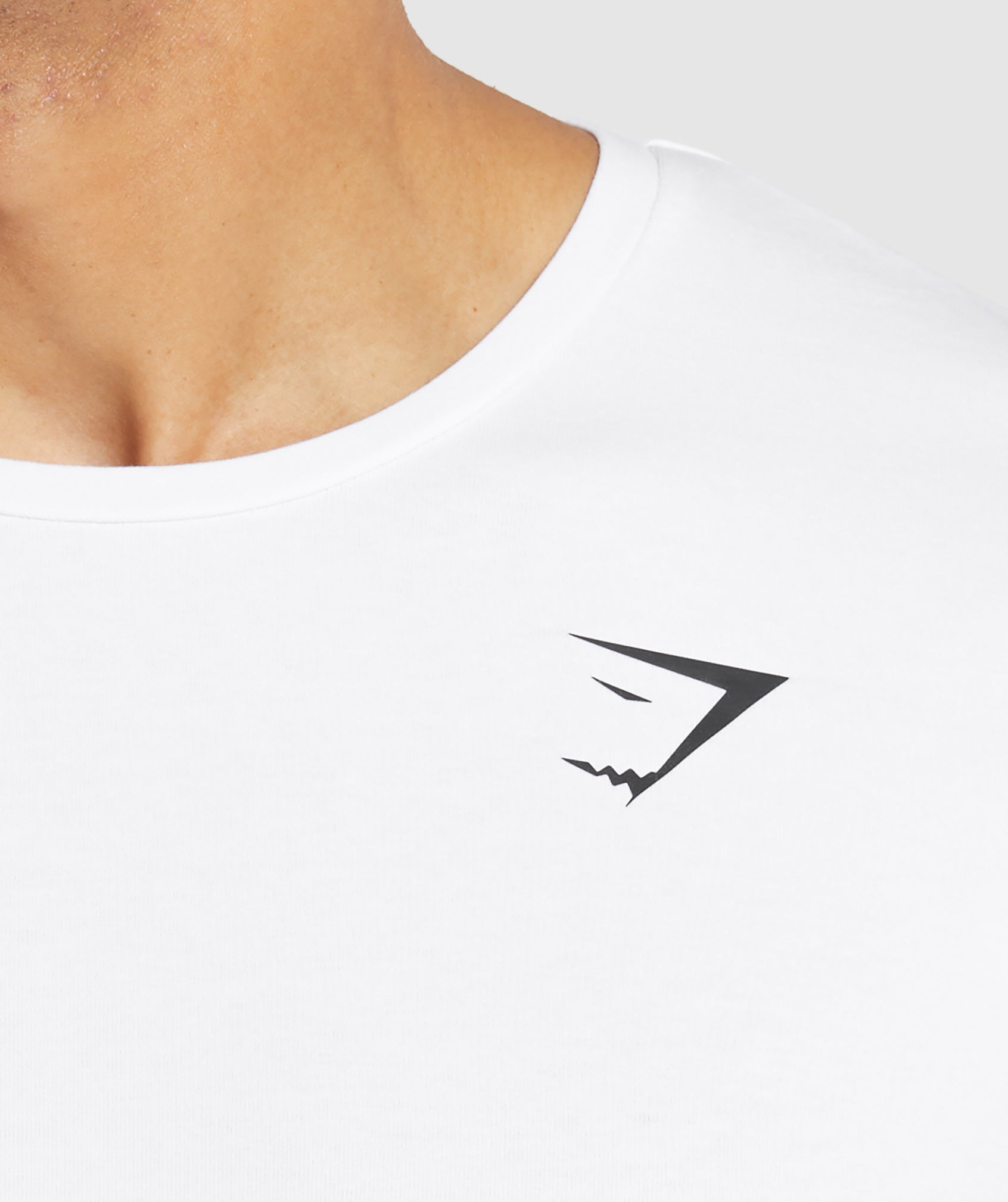 Essential Long Sleeve T-Shirt in White - view 5