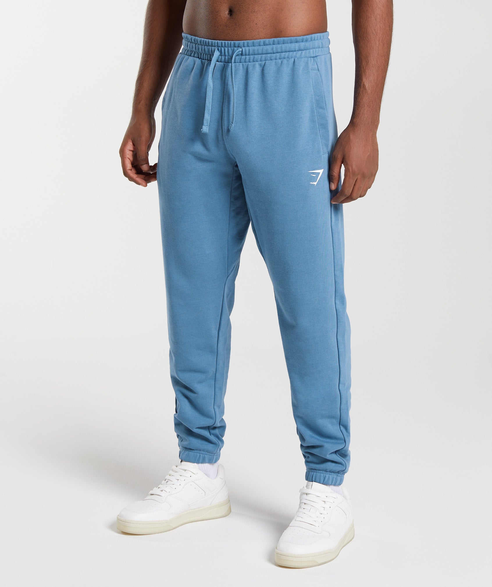 Essential Oversized Joggers in Denim Blue - view 1