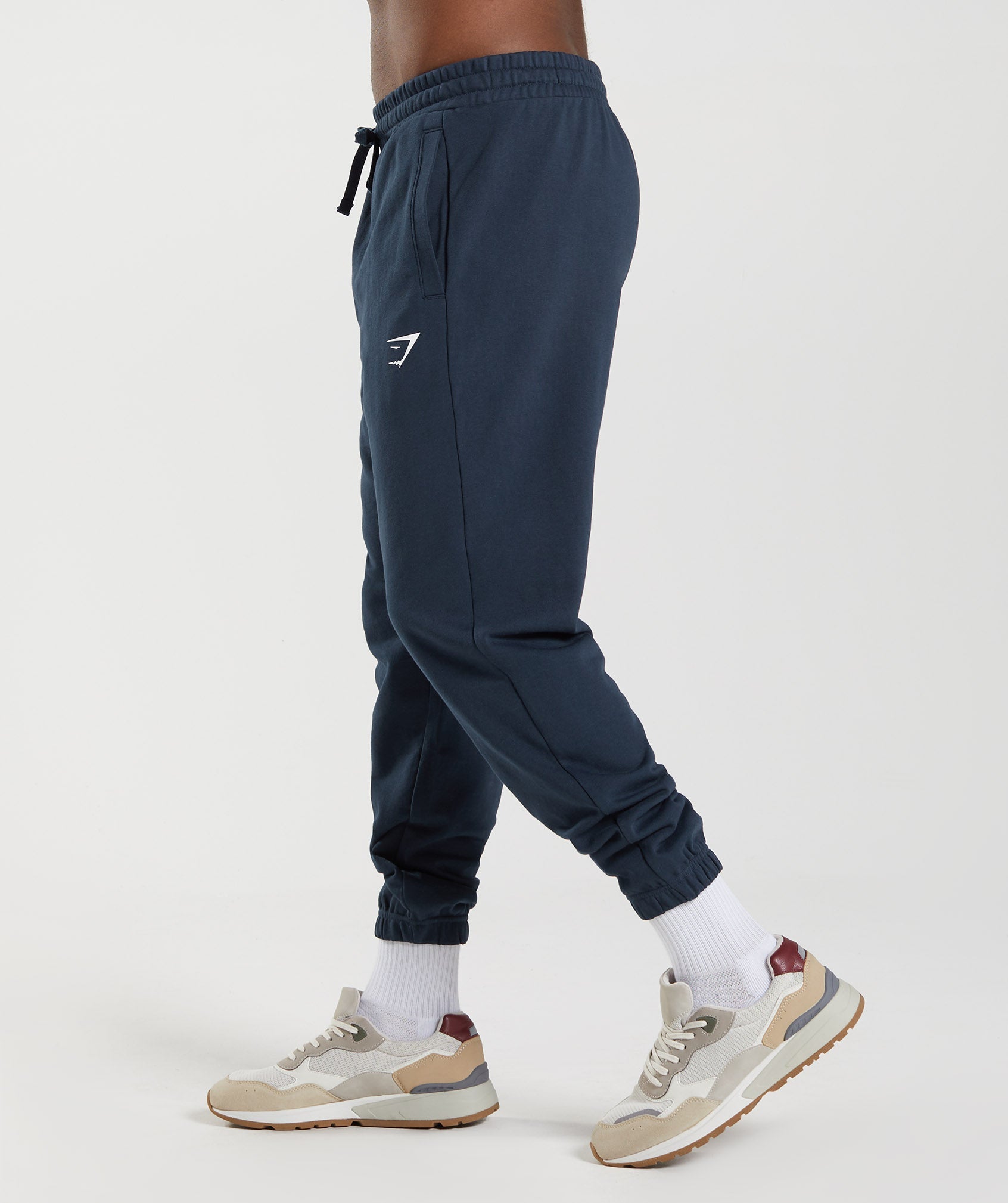 Essential Oversized Joggers in Navy - view 3