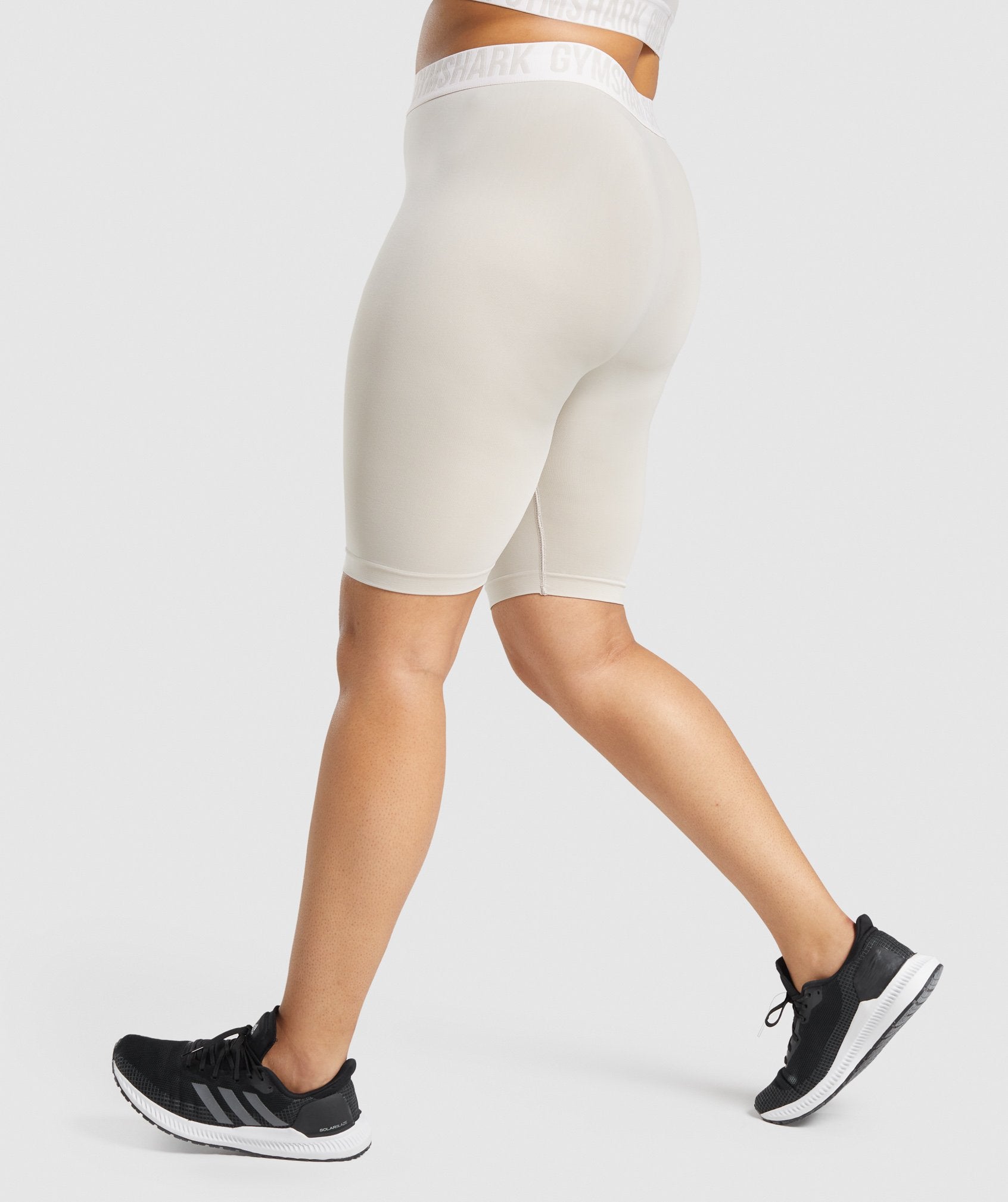 Fit Seamless Cycling Shorts in Grey - view 3