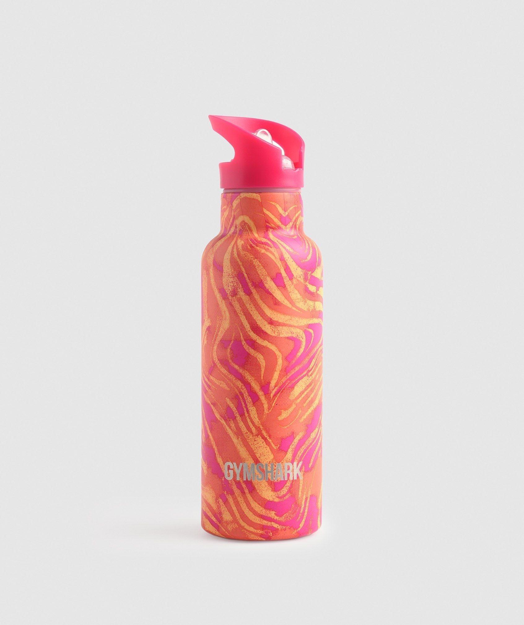 500ml Straw Flask in Hibiscus Pink - view 1