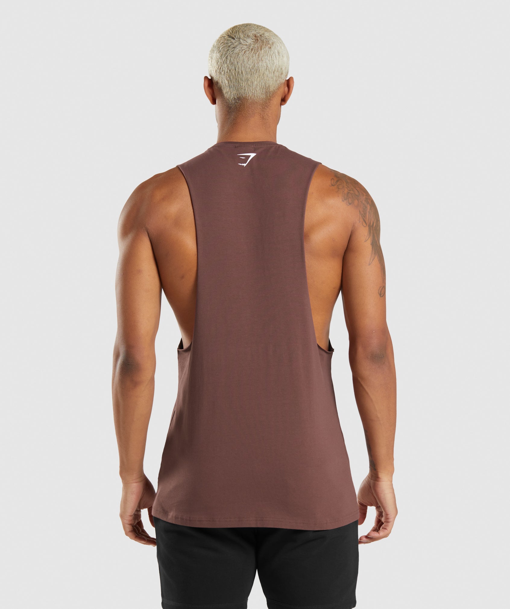Its All You Drop Arm Tank in Cherry Brown - view 2