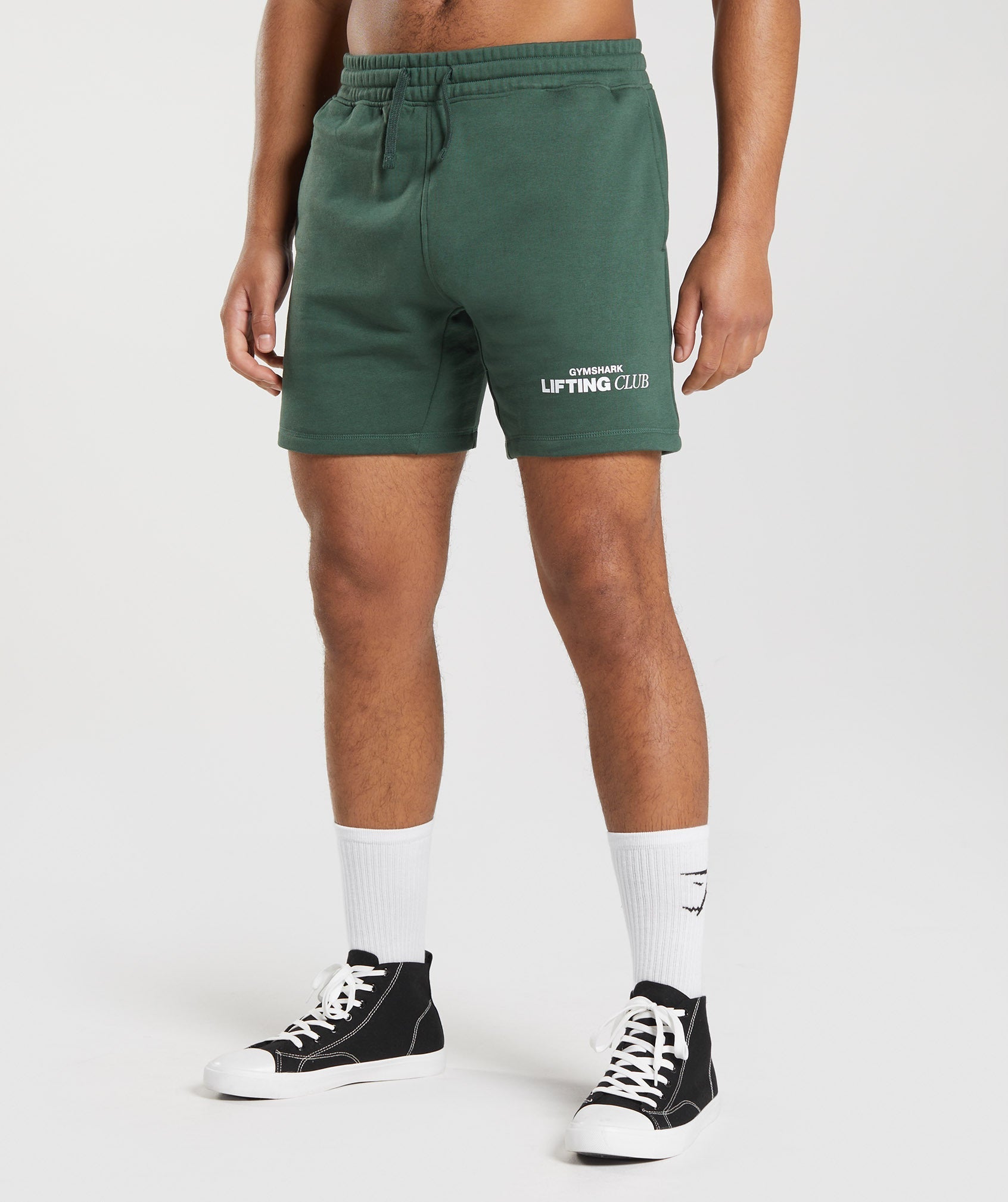 Social Club Shorts in Obsidian Green - view 1