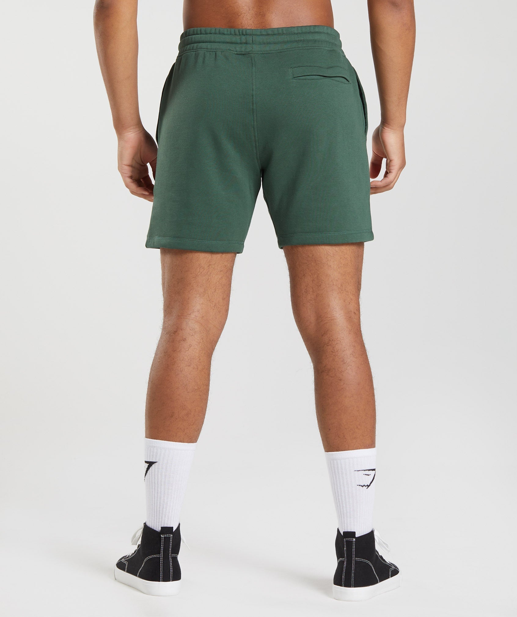 Social Club Shorts in Obsidian Green - view 2