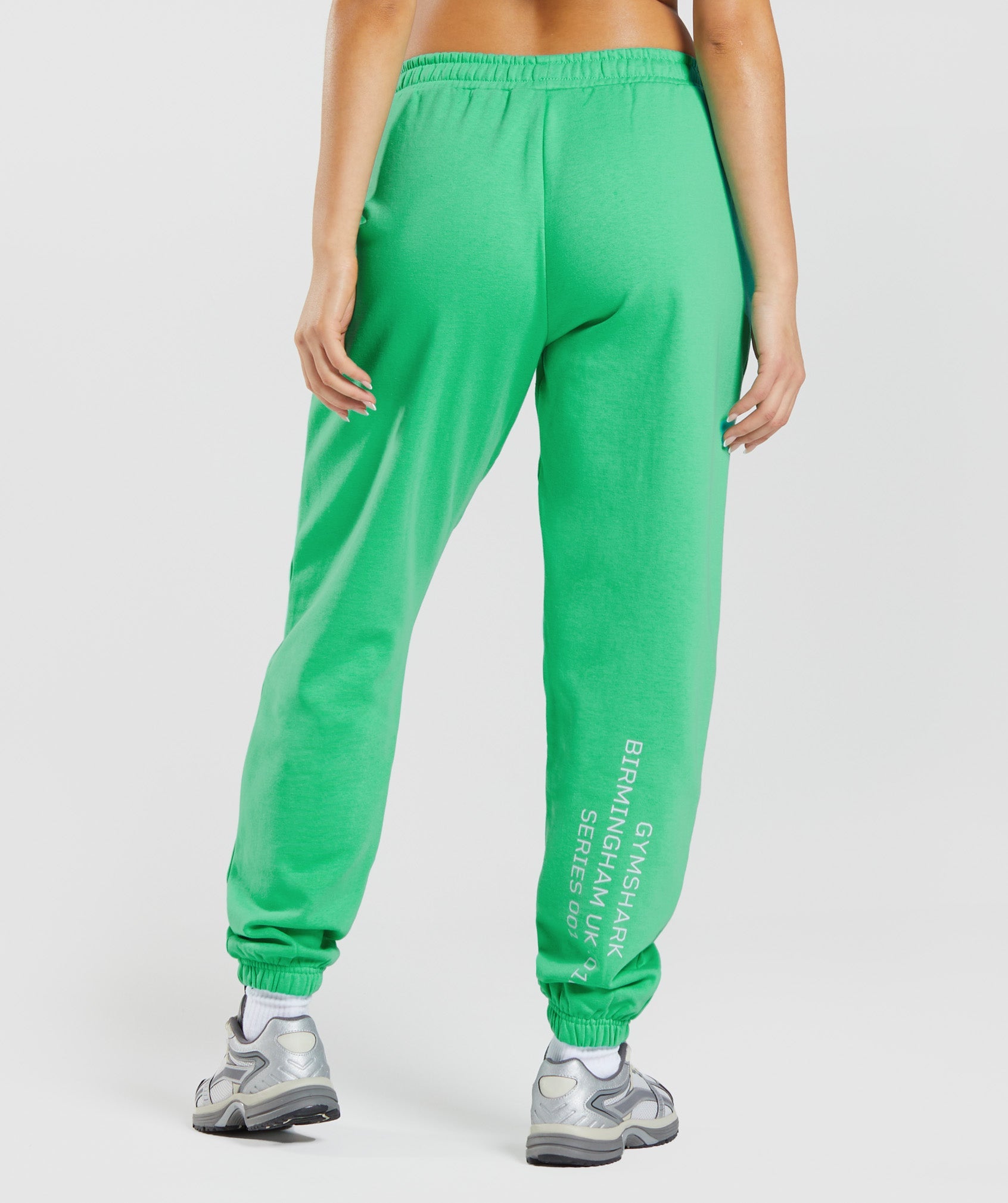 Activated Graphic Joggers in Tropic Green - view 1