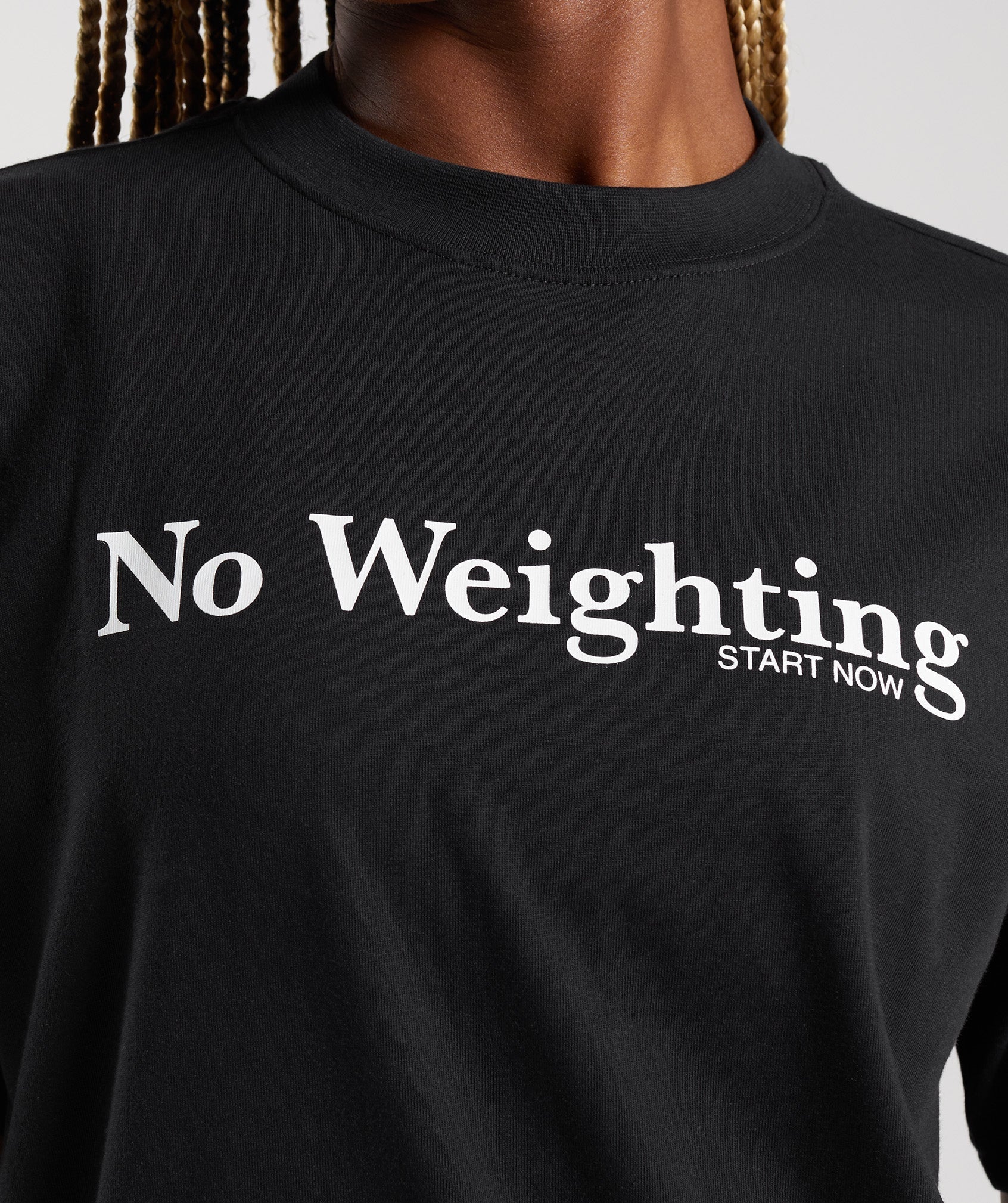 No Weighting Oversized T-Shirt in Black