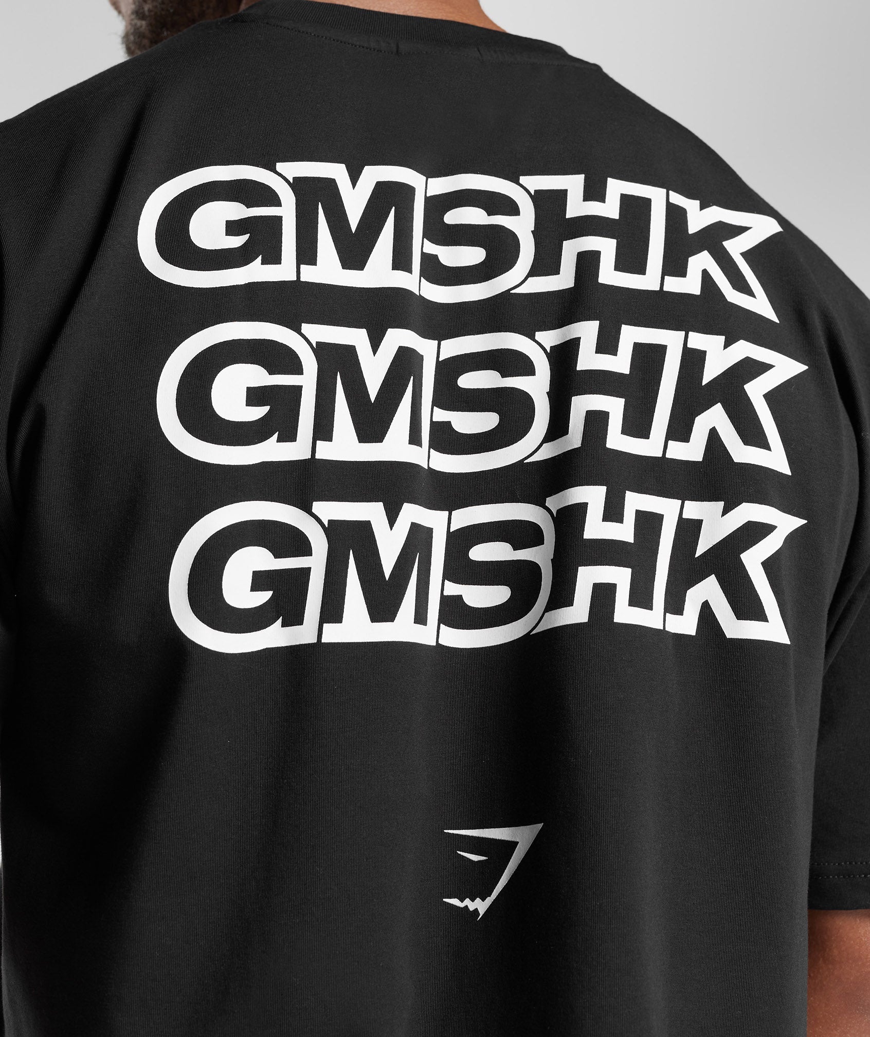 GMSHK Oversized T-Shirt in Black - view 3