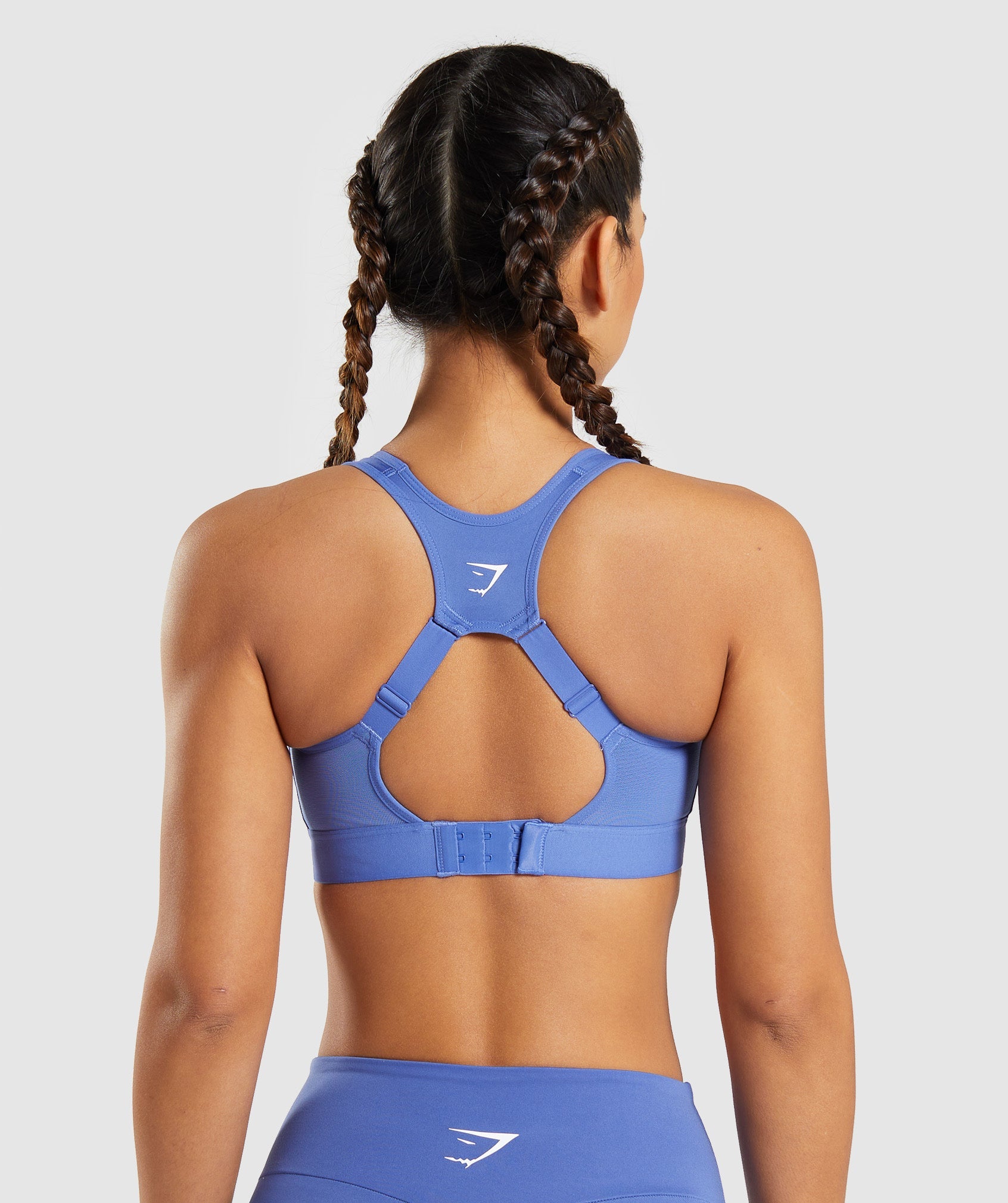 Gymshark Open Back Sports Bra - Court Blue