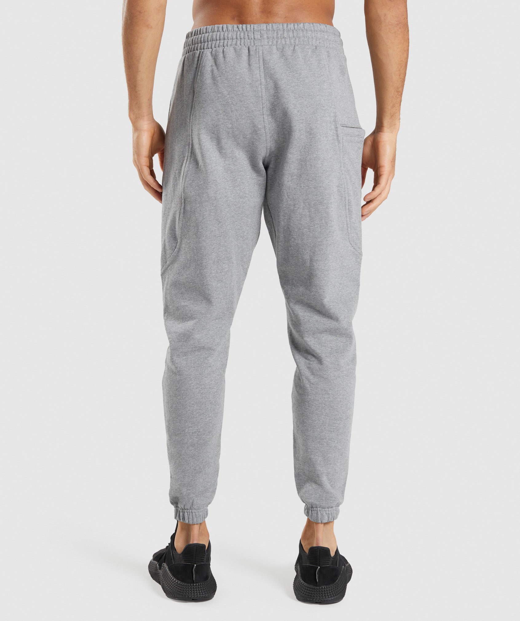 Essential Jogger  in Charcoal Marl - view 2