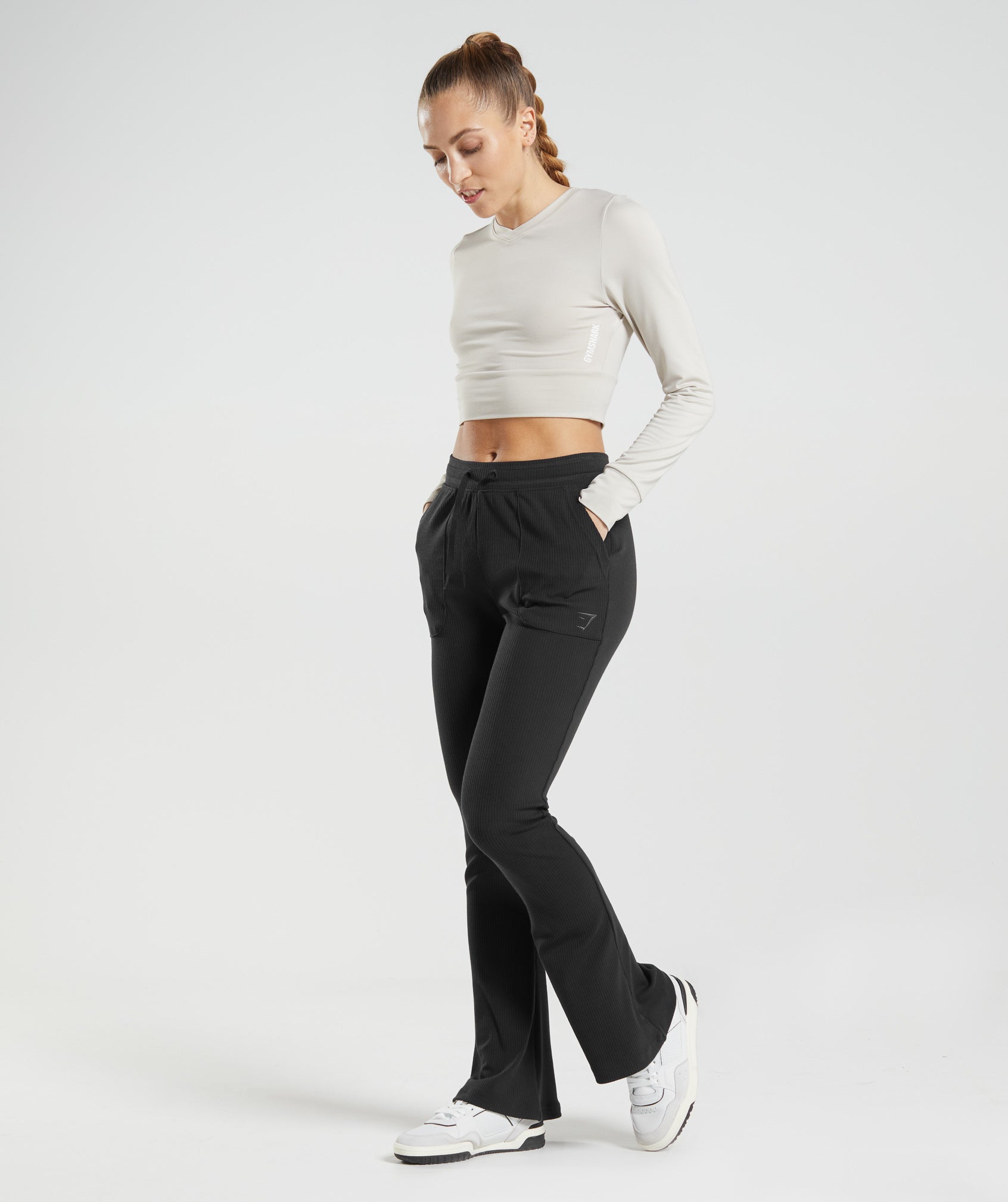 Pause Flared Pants in Black - view 5