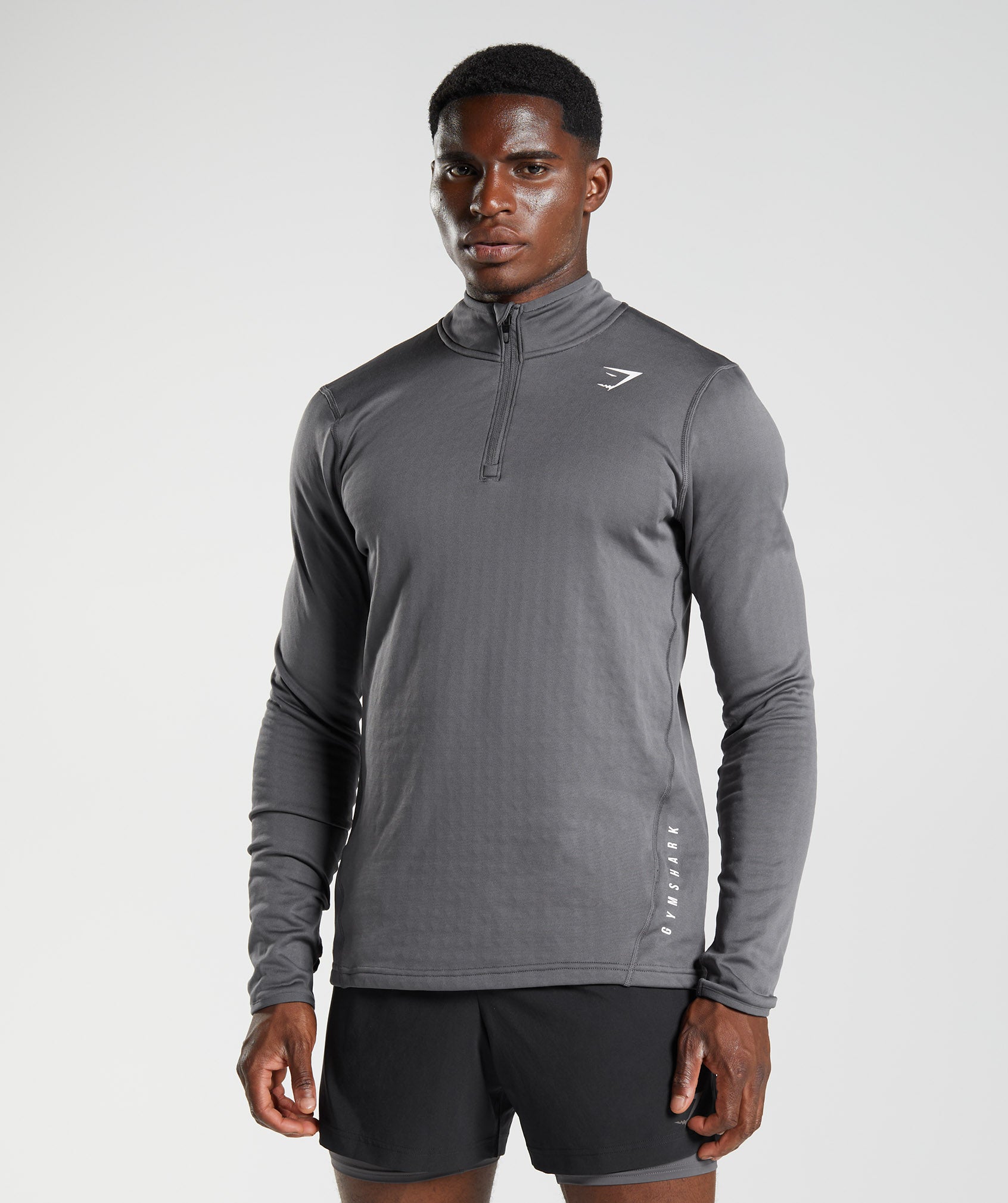 Sport 1/4 Zip in Silhouette Grey