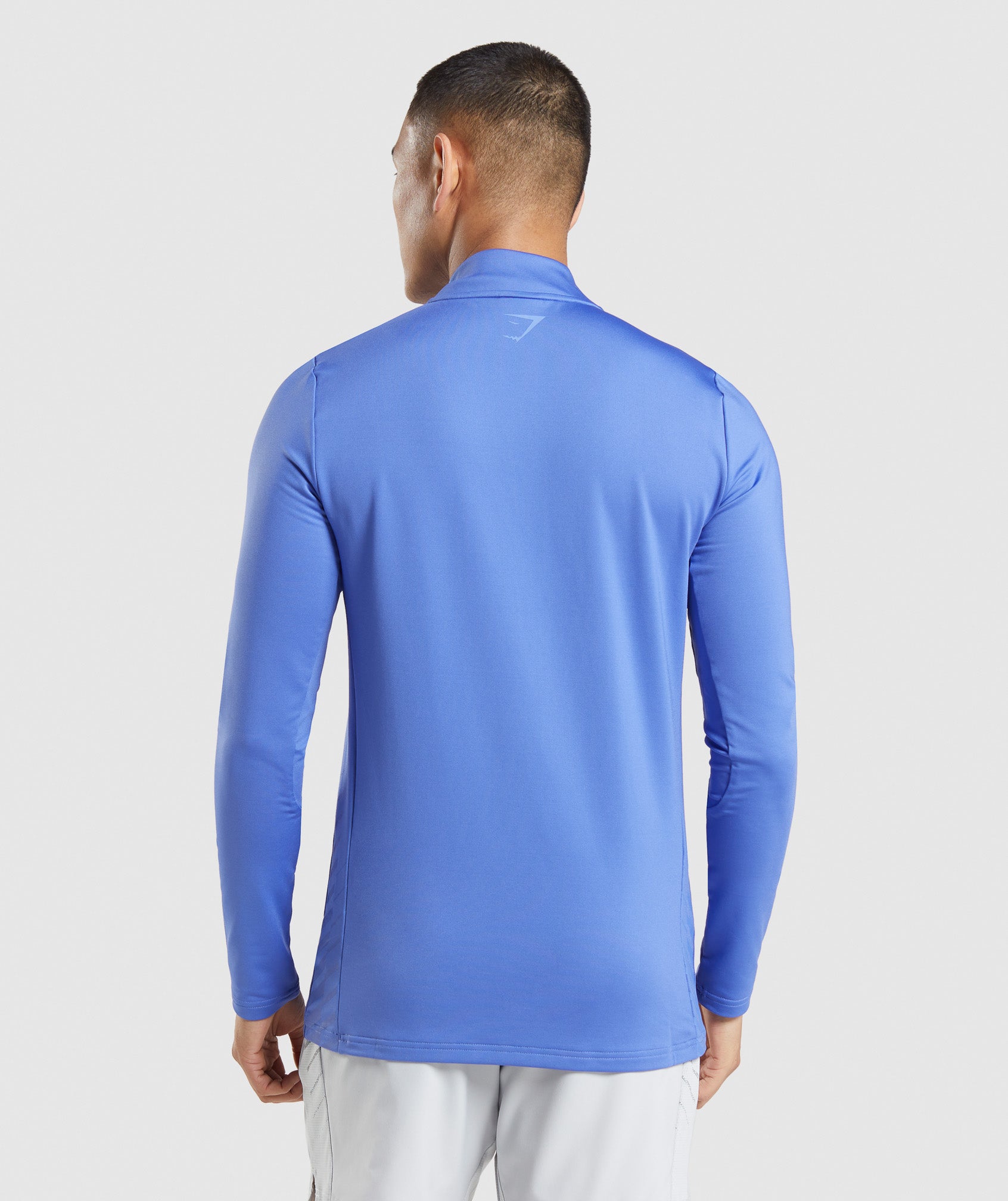 Sport Stripe 1/4 Zip in Court Blue - view 2