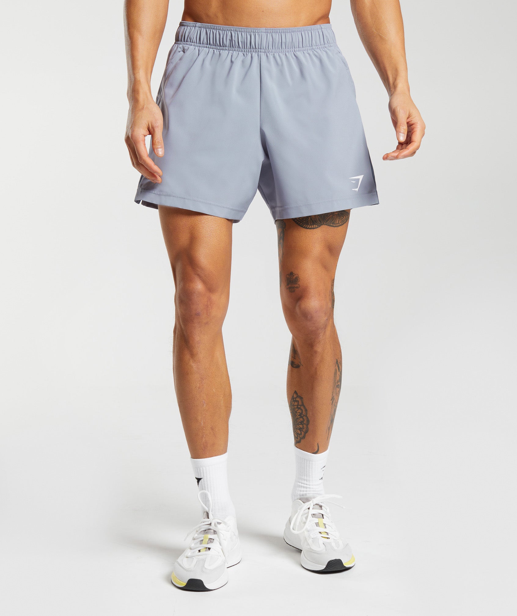 Sport 5" Shorts in Drift Grey/Evening Blue - view 1