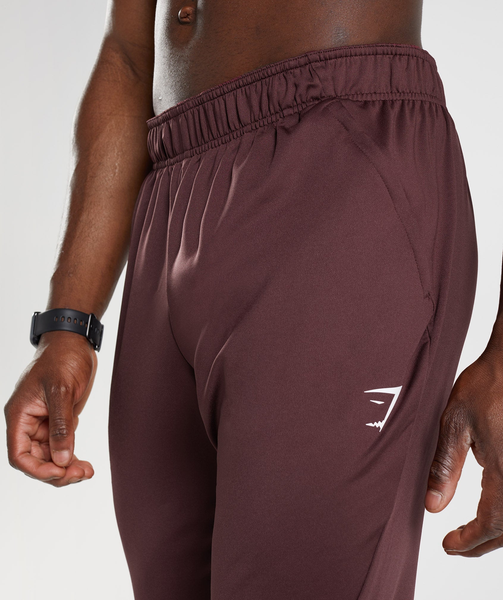 Sport Joggers in Baked Maroon - view 5