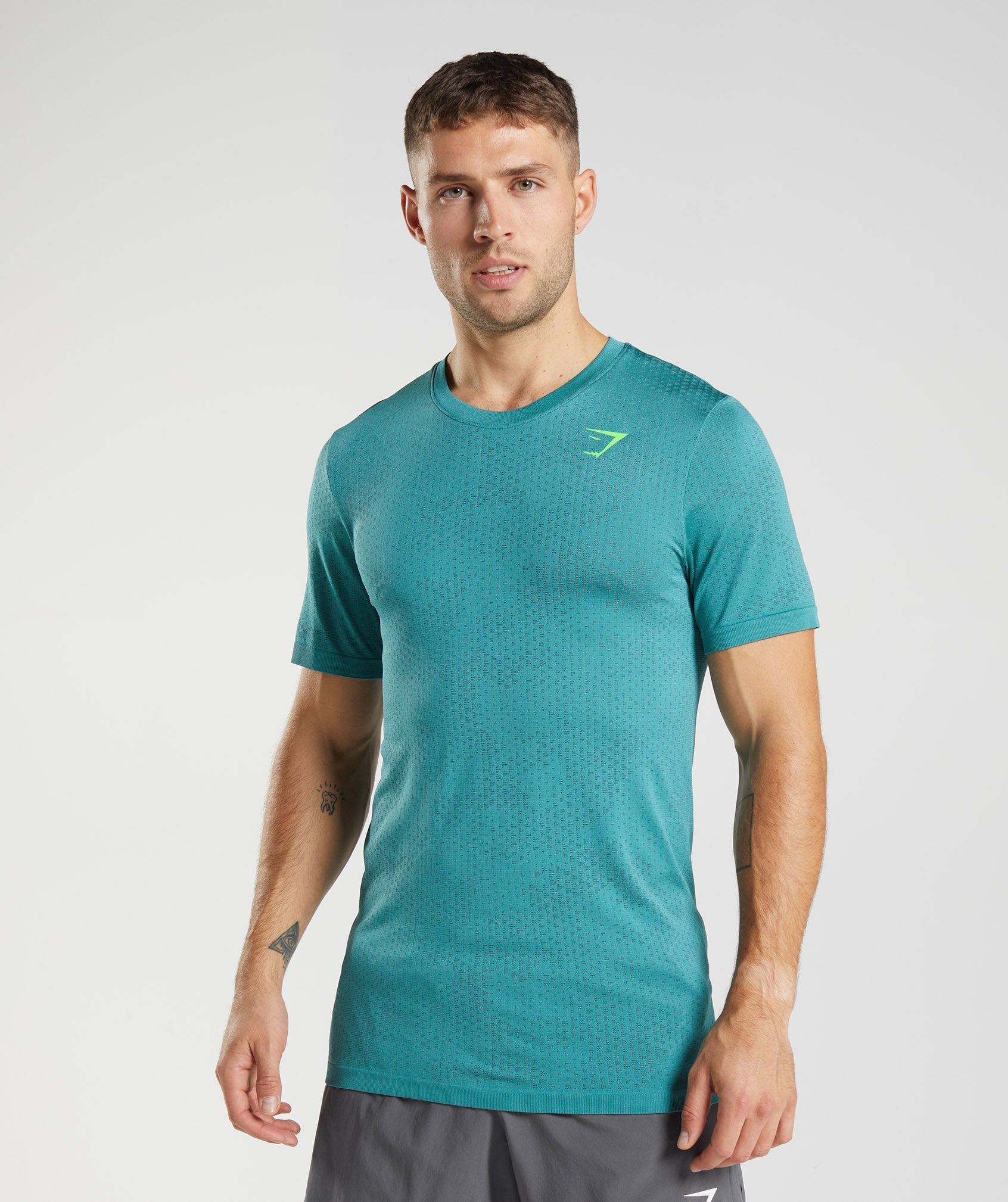 Sport Seamless T-Shirt in Slate Blue/Winter Teal - view 1