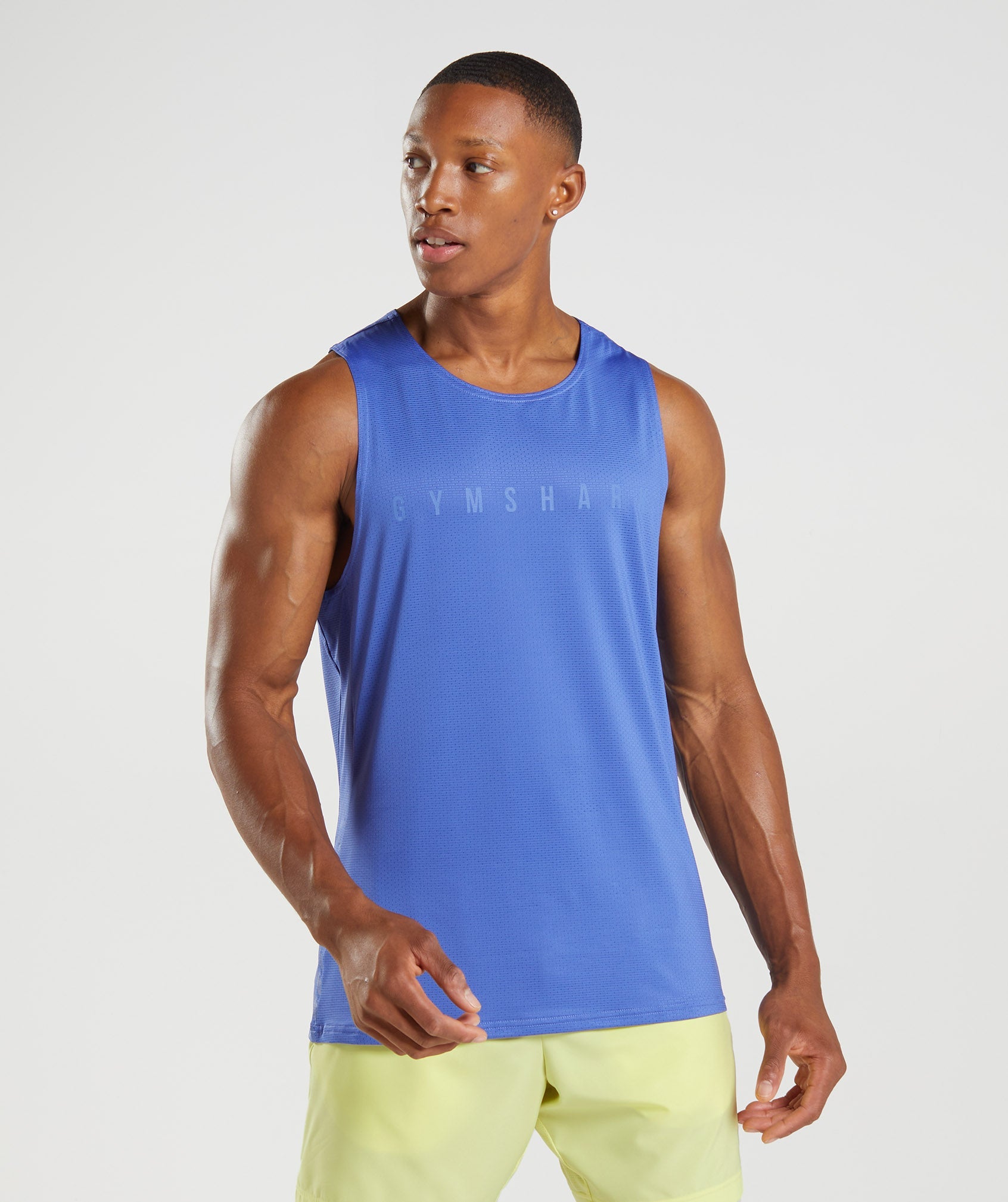 Sport Stripe Tank in Court Blue - view 1