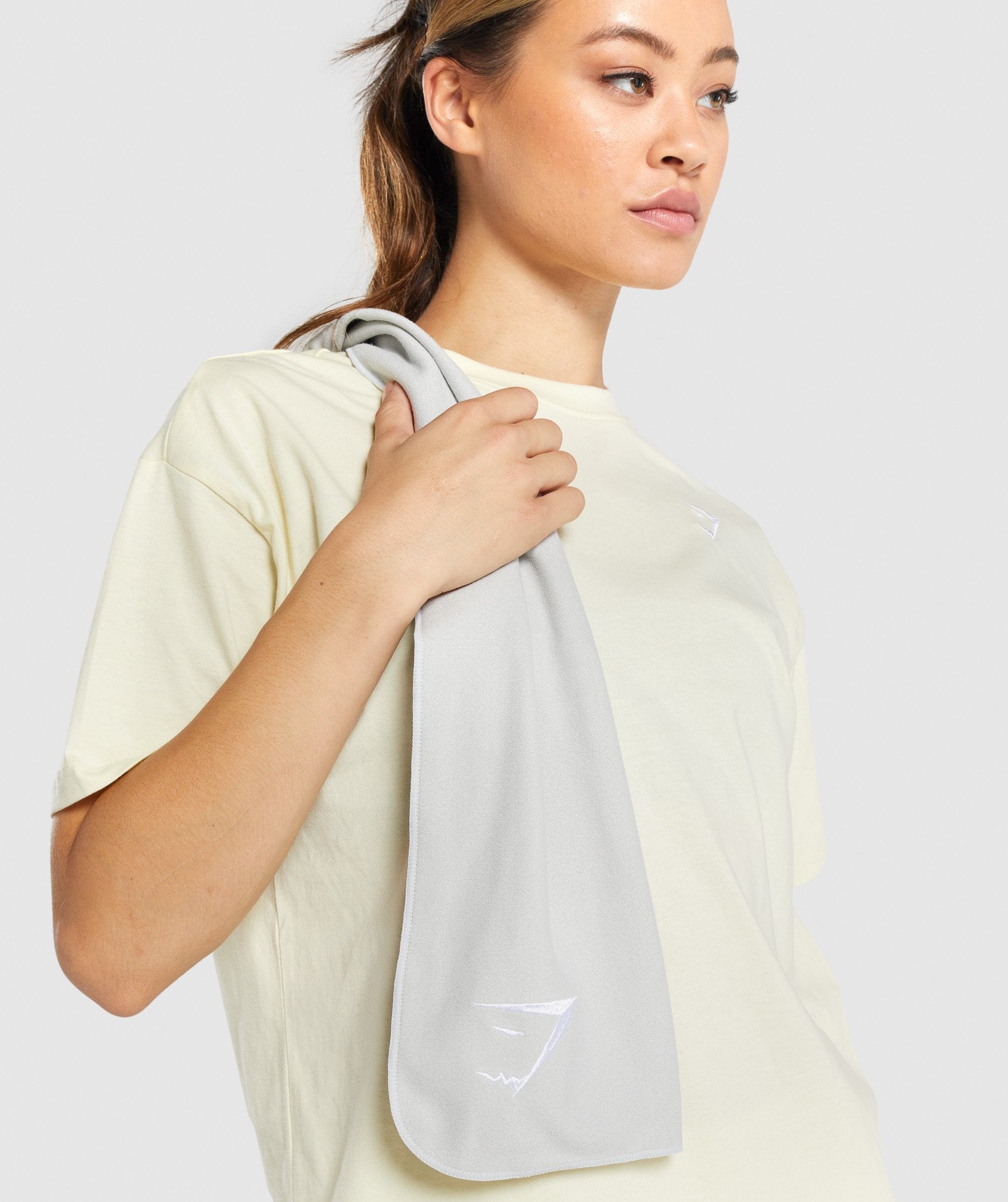 Sweat Towel in Light Grey