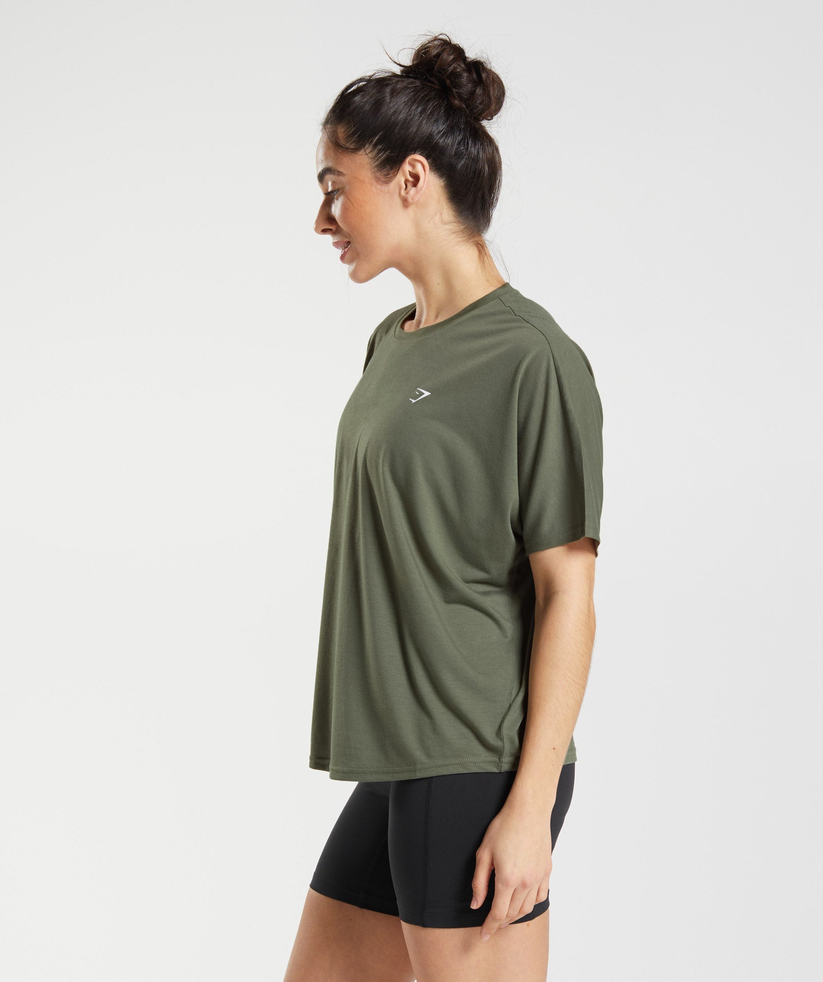 Super Soft T-Shirt in Dusty Olive - view 3