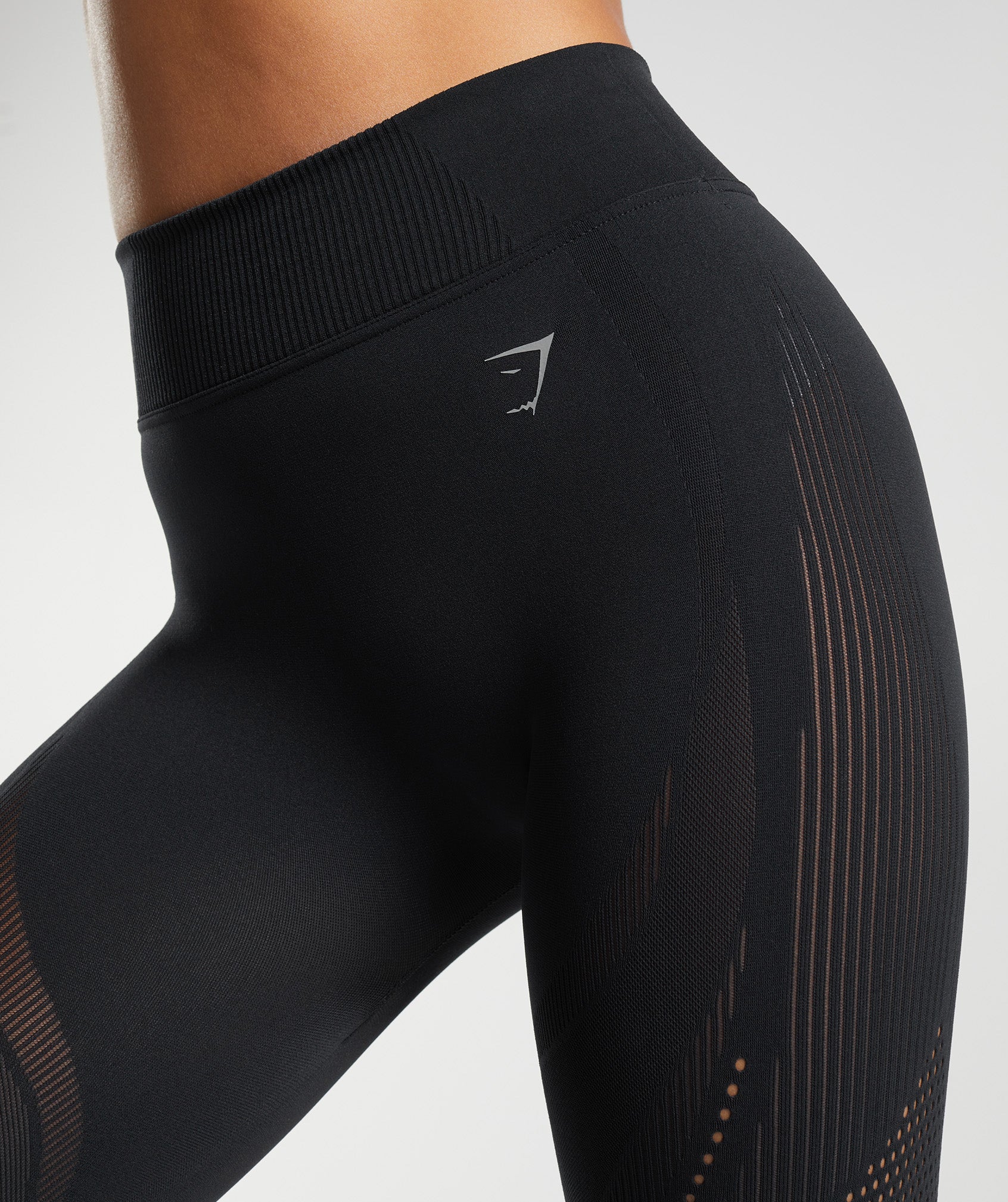 Warp Knit Tights  in Black - view 7