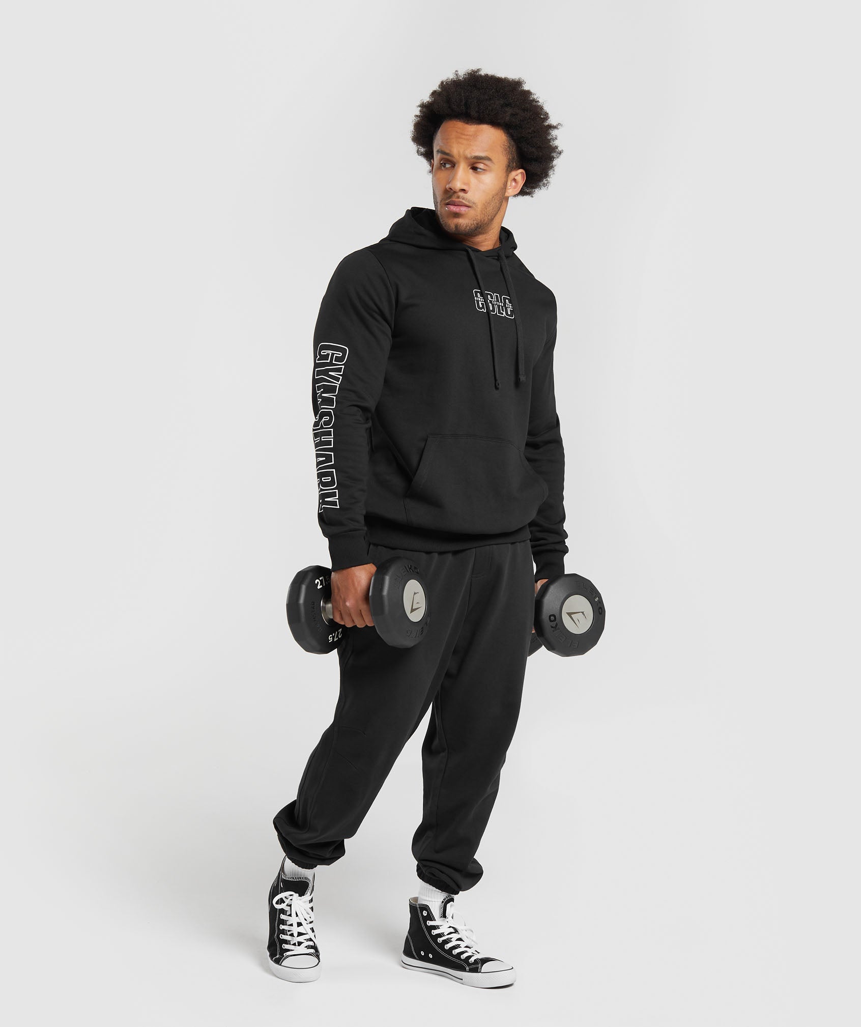 Lifting Club Hoodie in Black - view 4