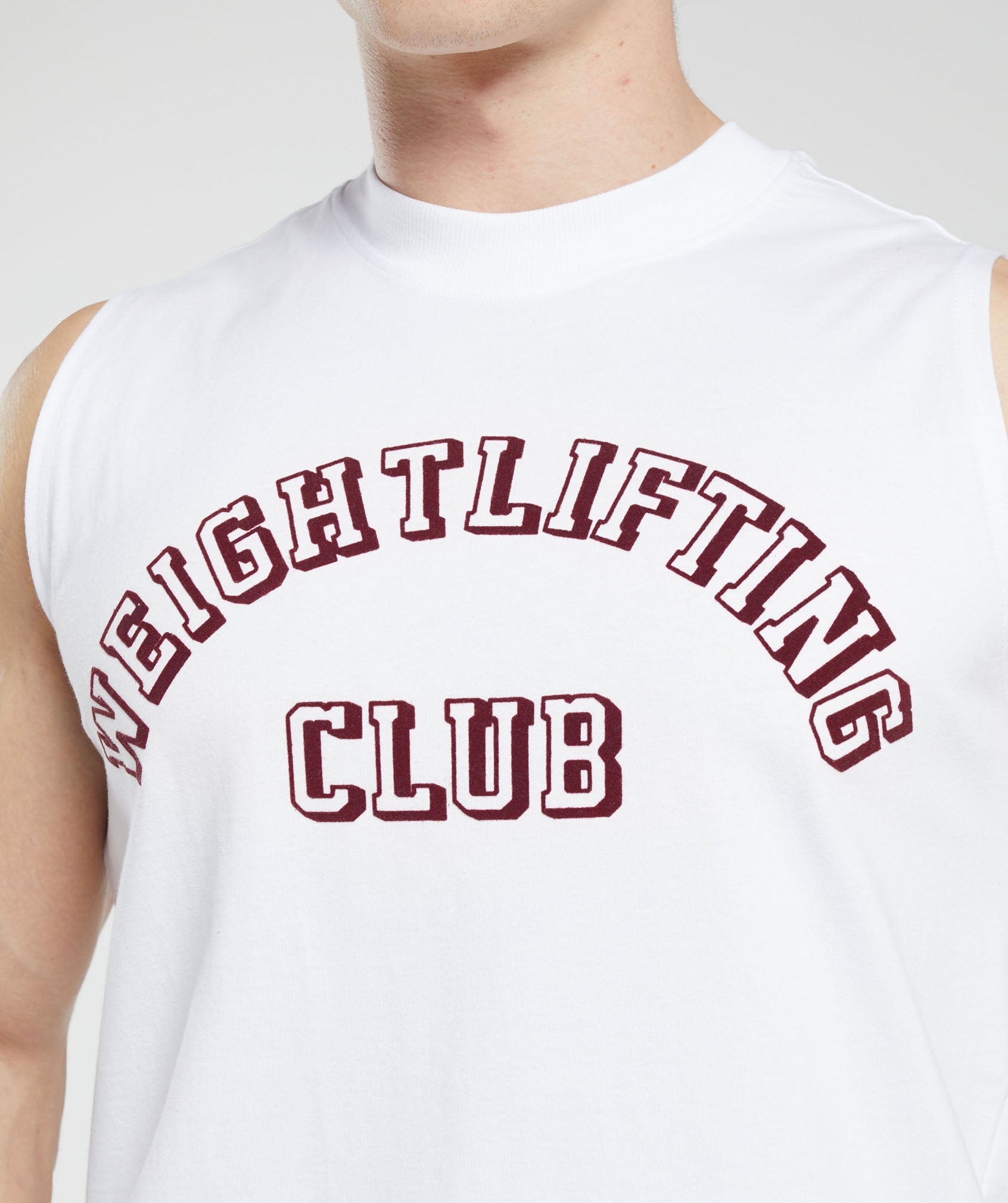 Weightlifting Club Tank in White - view 7