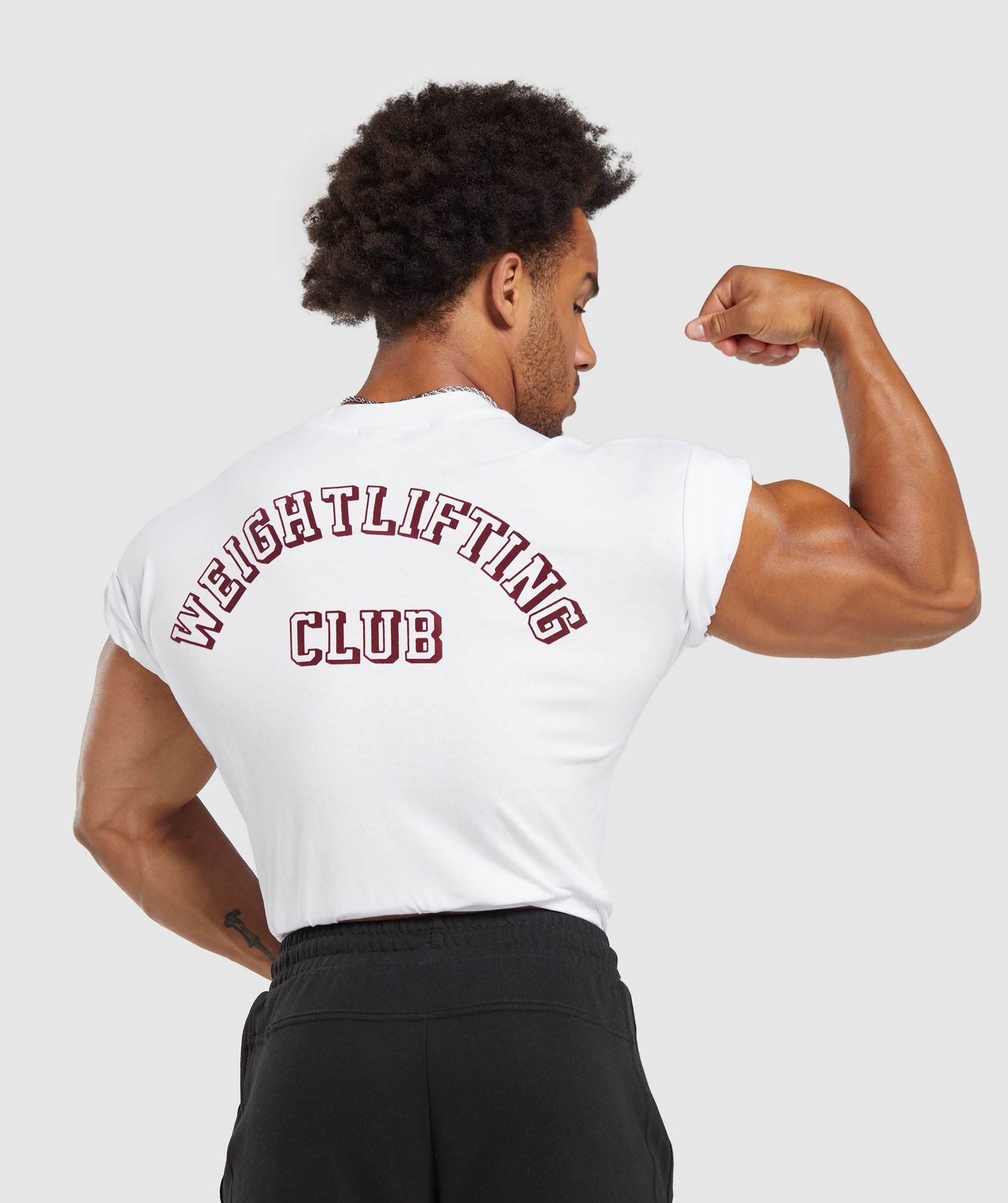 Weightlifting Club T-Shirt in White - view 4