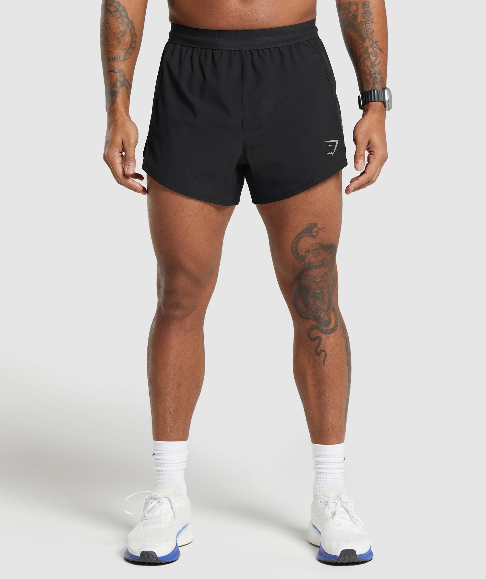 Apex Run 5" Shorts in Black