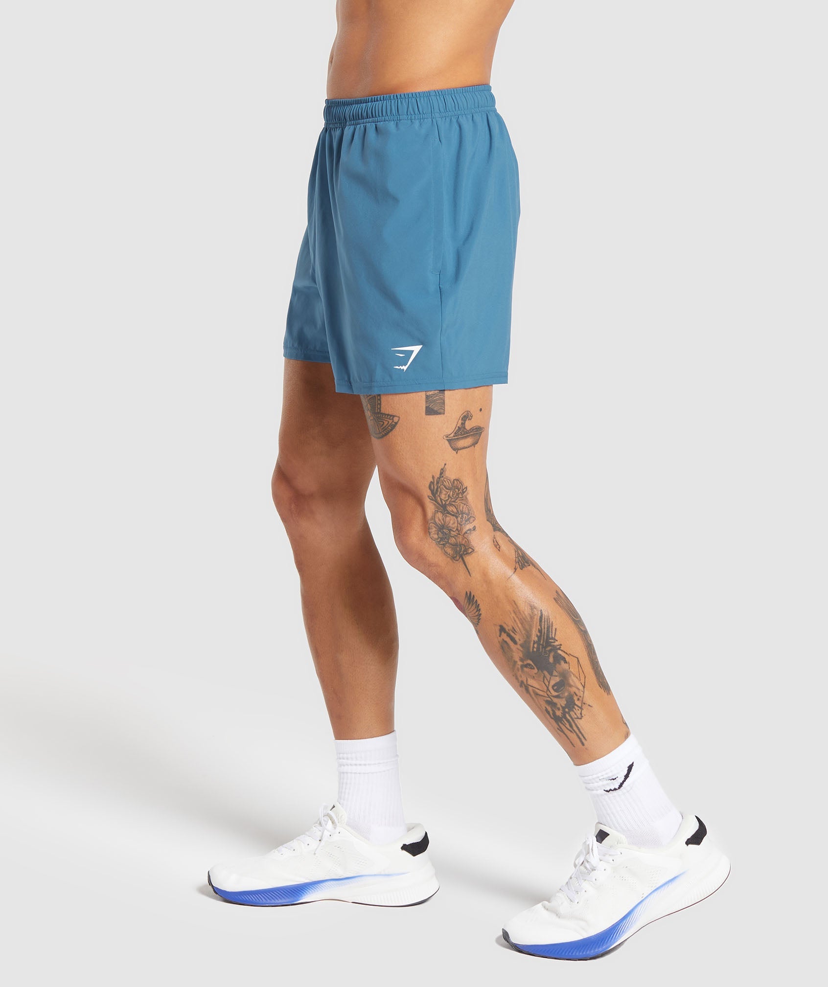 Arrival 5" Shorts in Utility Blue - view 3