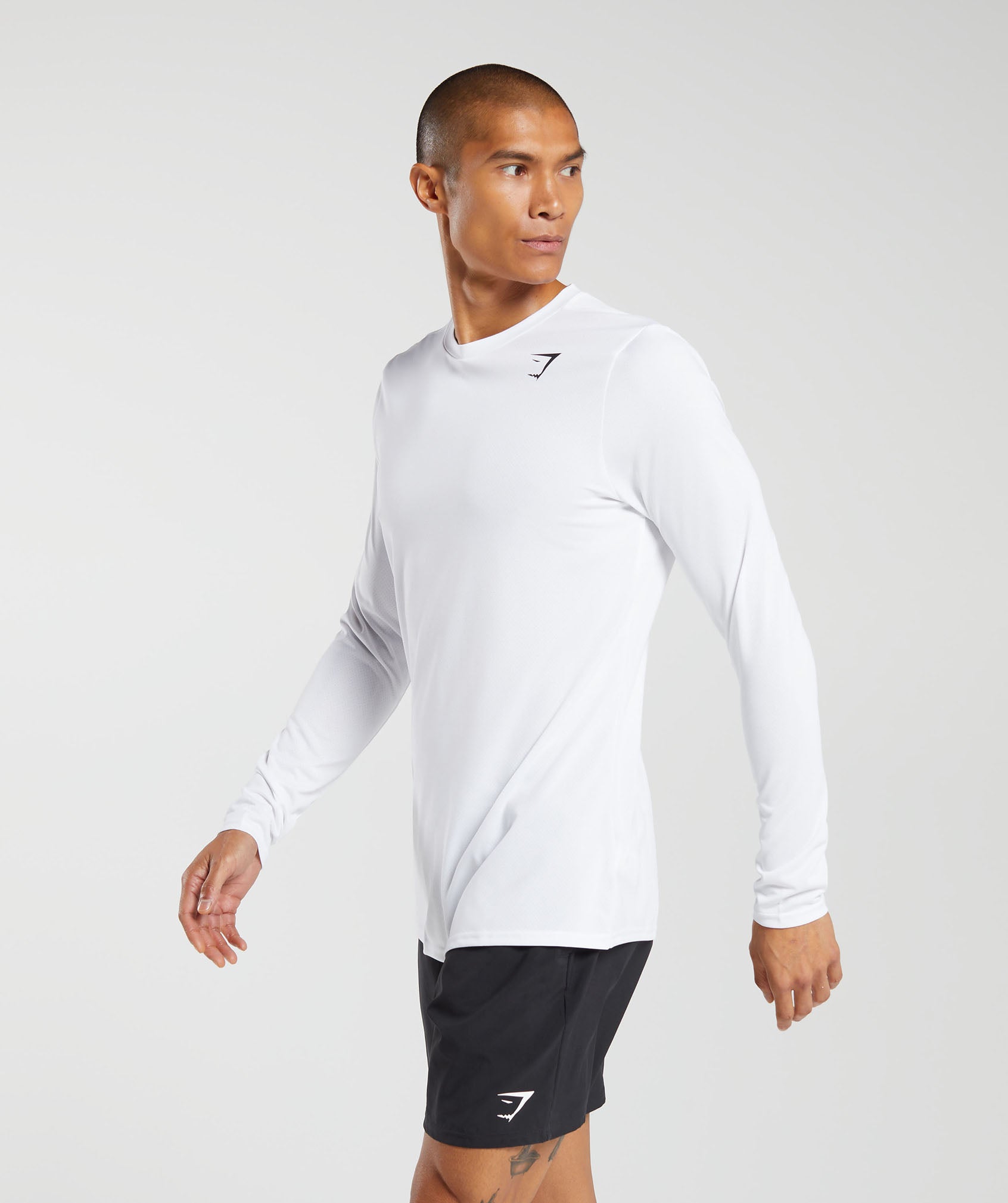 Arrival Long Sleeve T-Shirt in White - view 3