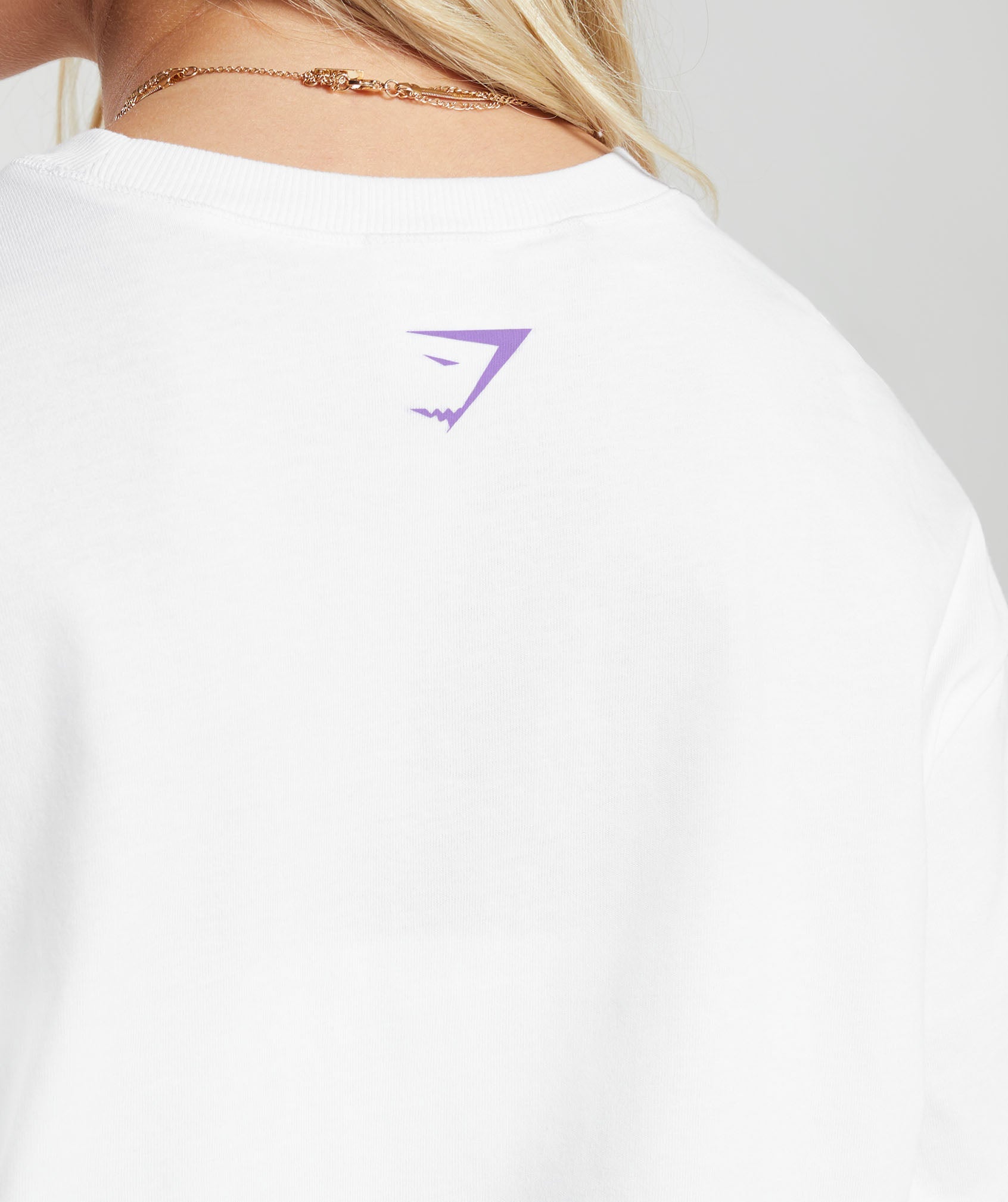 Cherub Graphic Long Sleeve Top in White - view 6