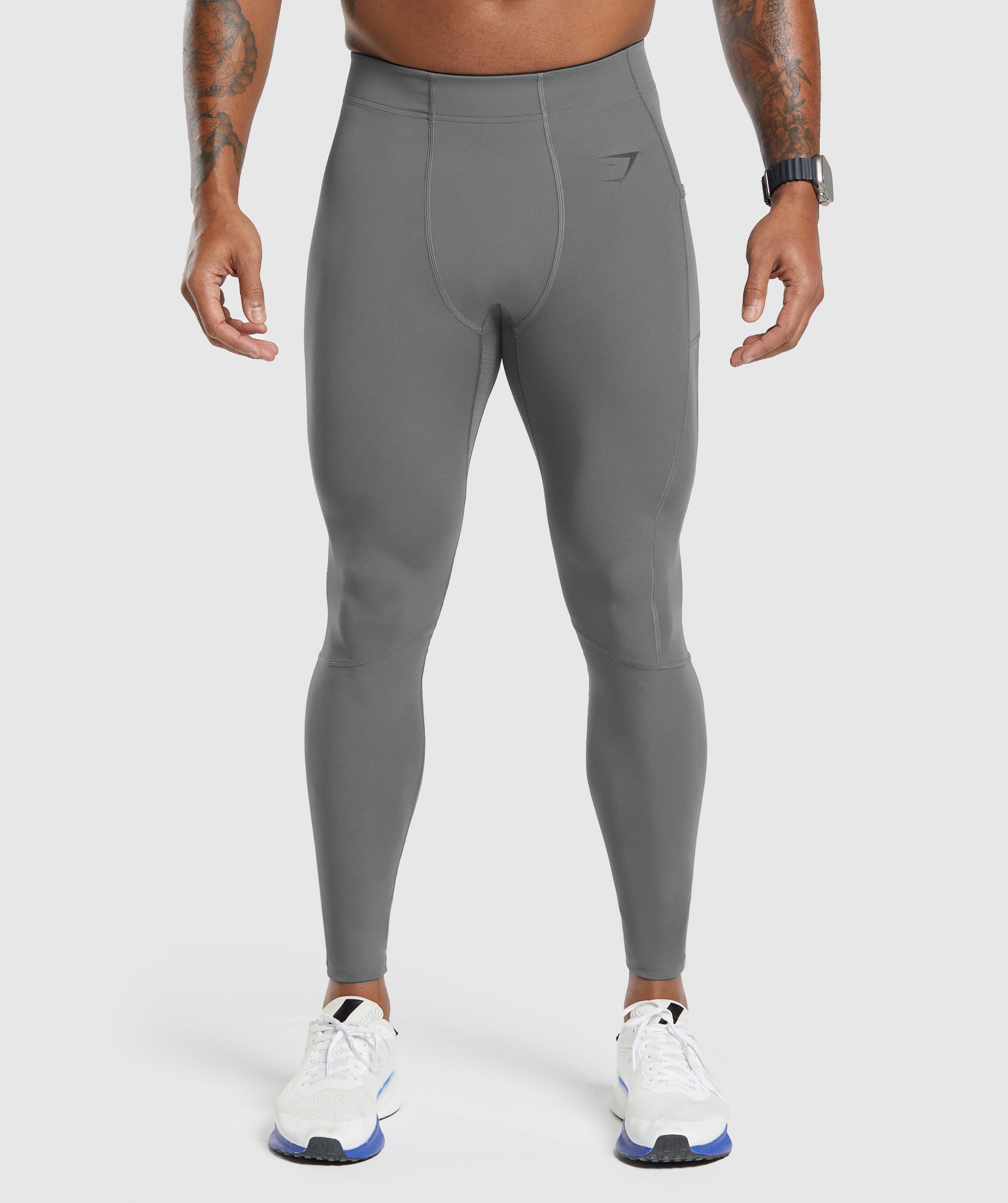 Control Baselayer Legging in Pitch Grey - view 1