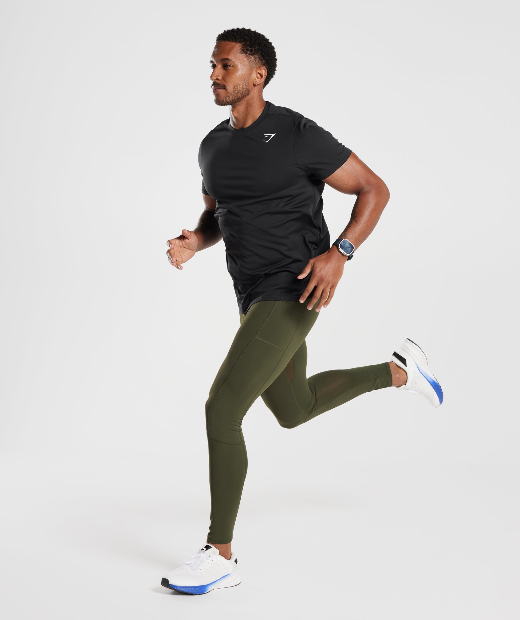 Control Baselayer Leggings in Winter Olive - view 4