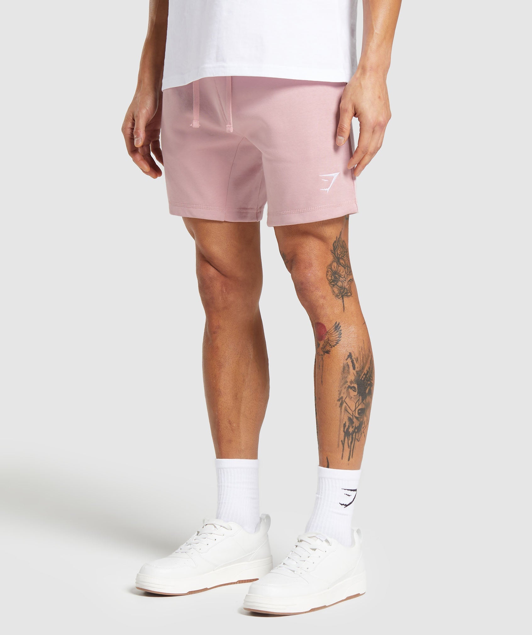 Crest 7" Shorts in Light Pink - view 3