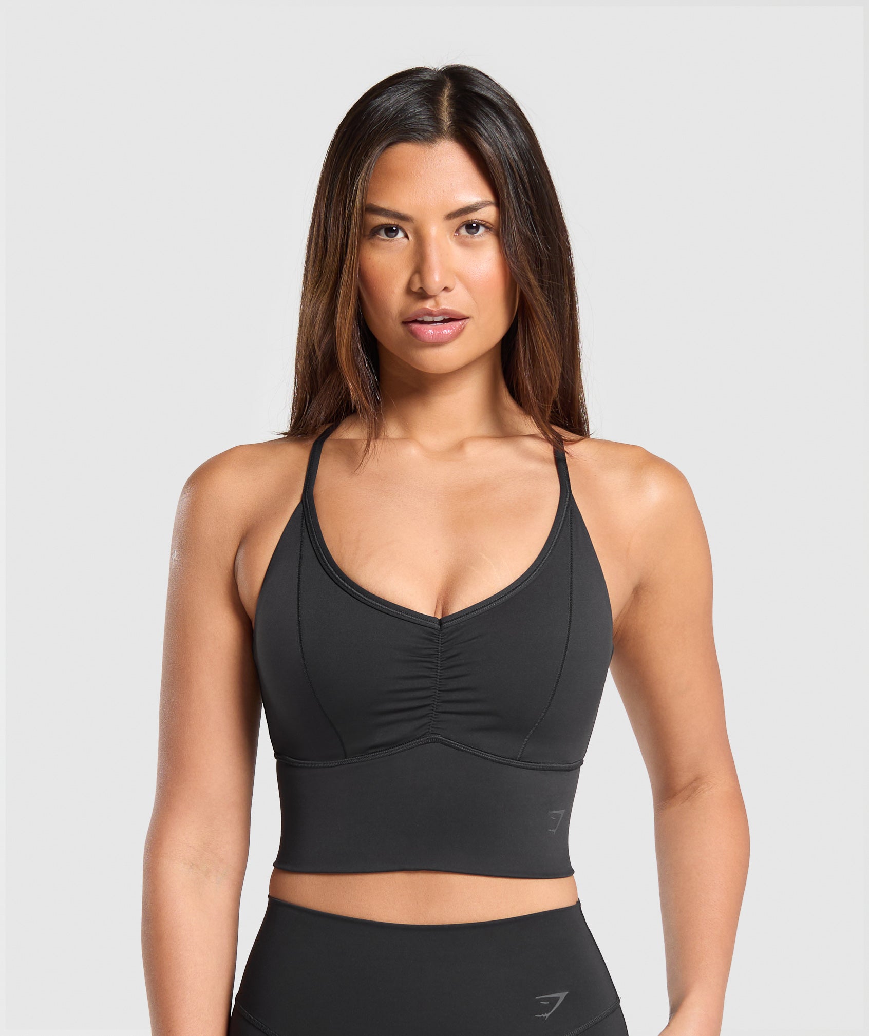 Elevate Longline Sports Bra in Black