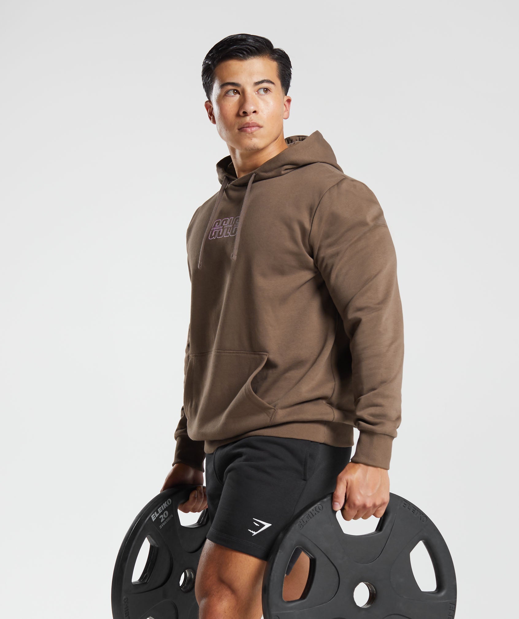 Lifting Club Hoodie in Penny Brown - view 4