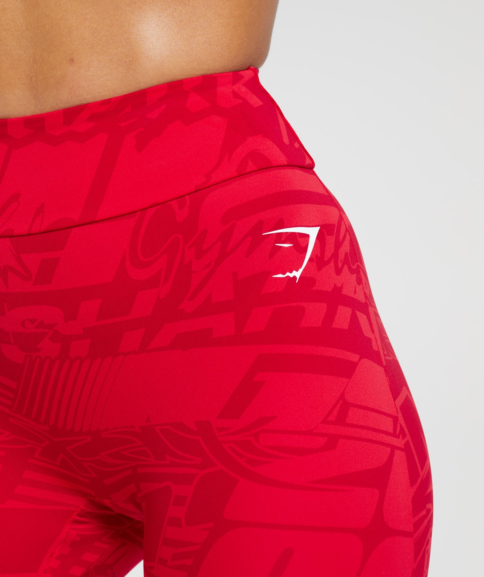 GS Power Regular Leggings in Zesty Red - view 6