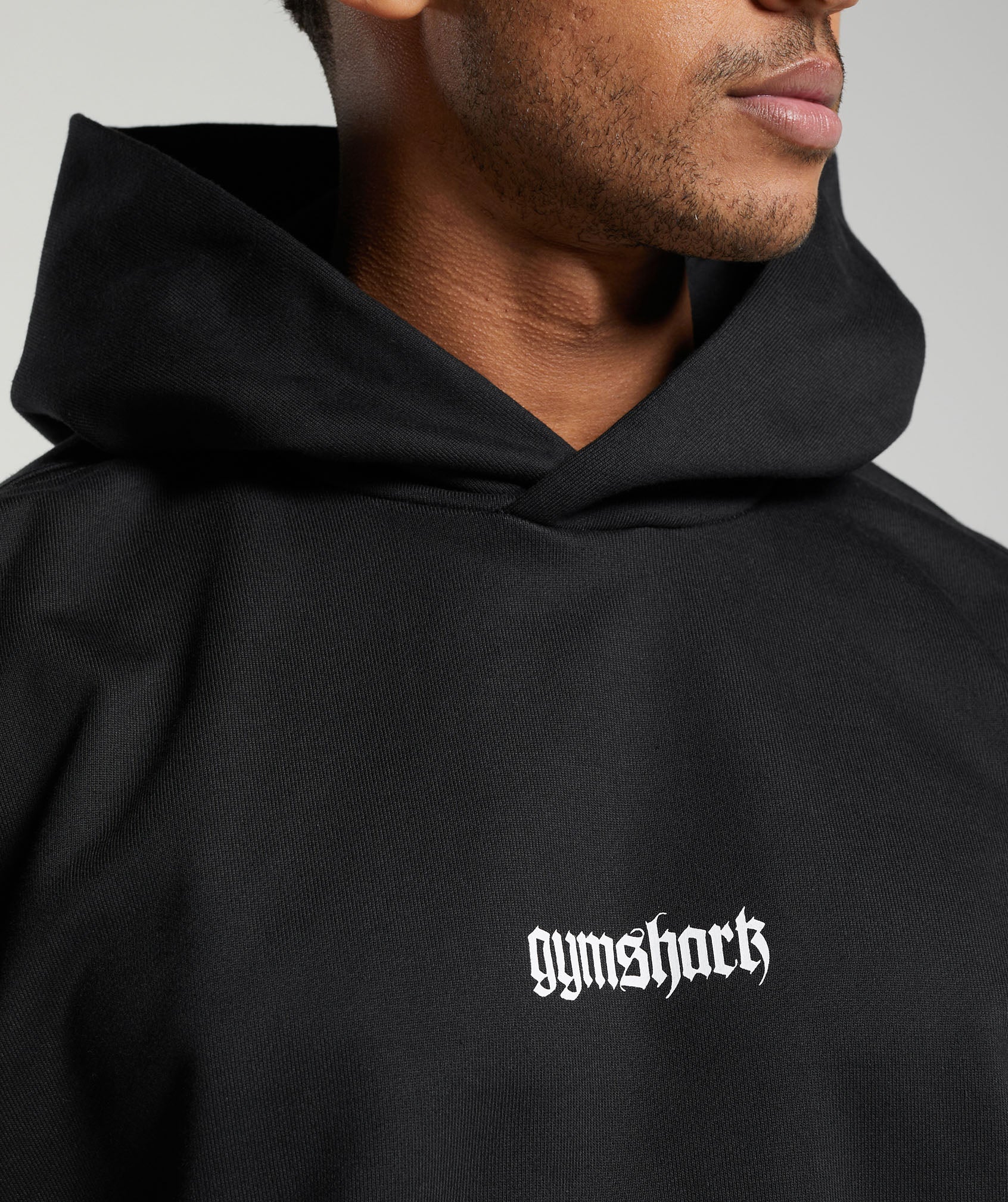 Prayer Hands Hoodie in Black - view 6