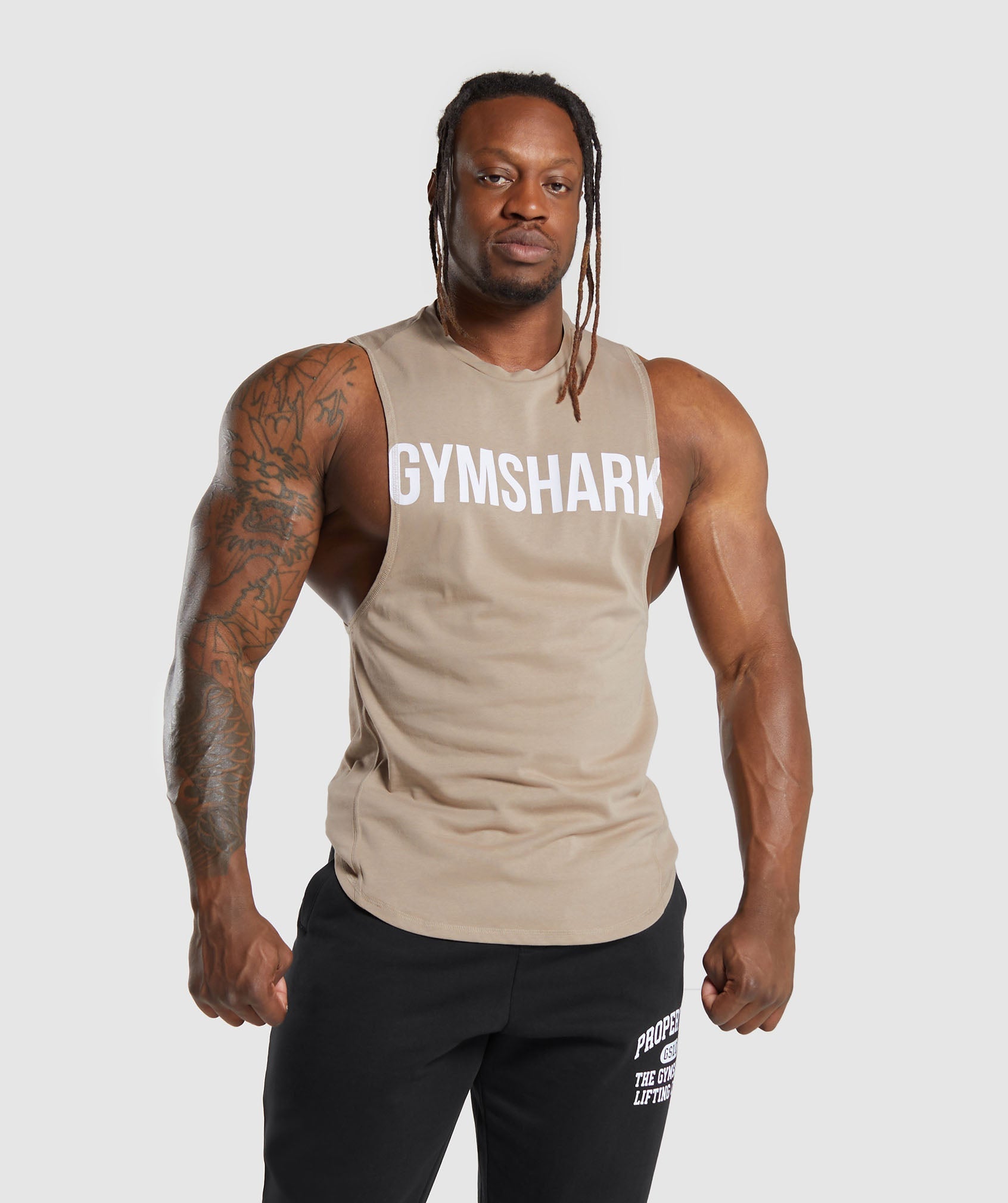 Impact Drop Arm Tank in Sand Brown